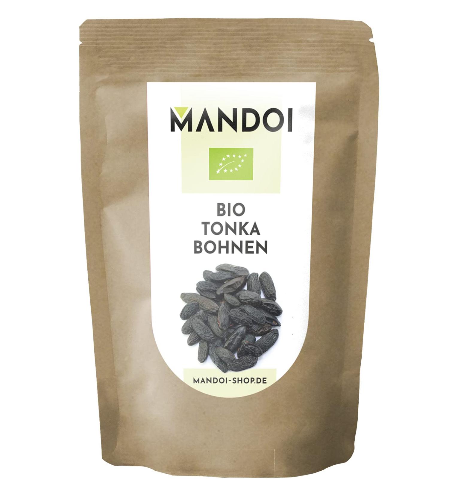 Premium Organic Tonka Beans from Brazil | Mandoi - 10 Whole Pieces for Gin Spices - Buy Online on GoSupps.com