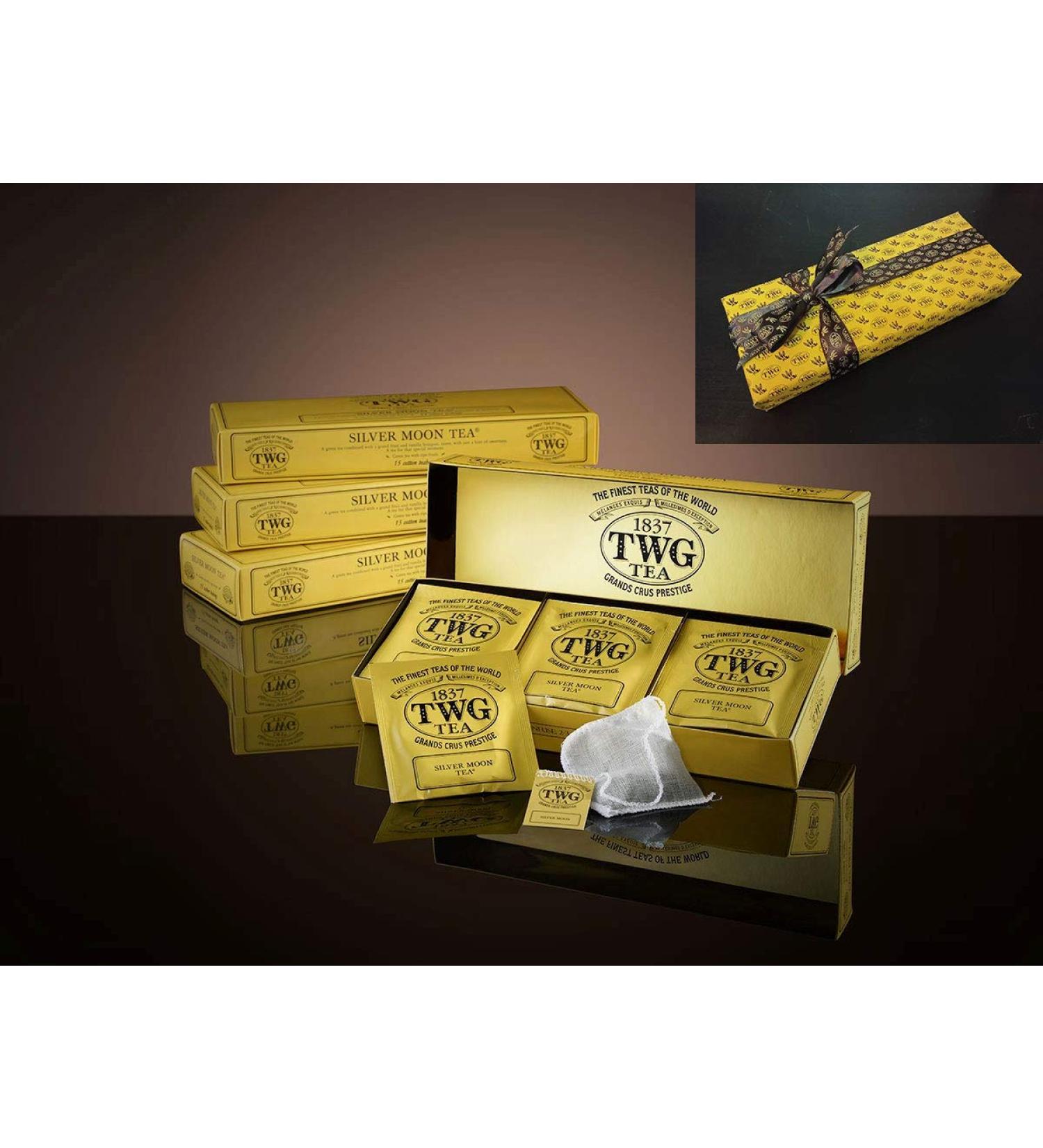 TWG Creme Caramel Tea - 15 Cotton Tea Bags | Rooibos Decaffeinated Theine-Free Tea - Buy Online on GoSupps.com