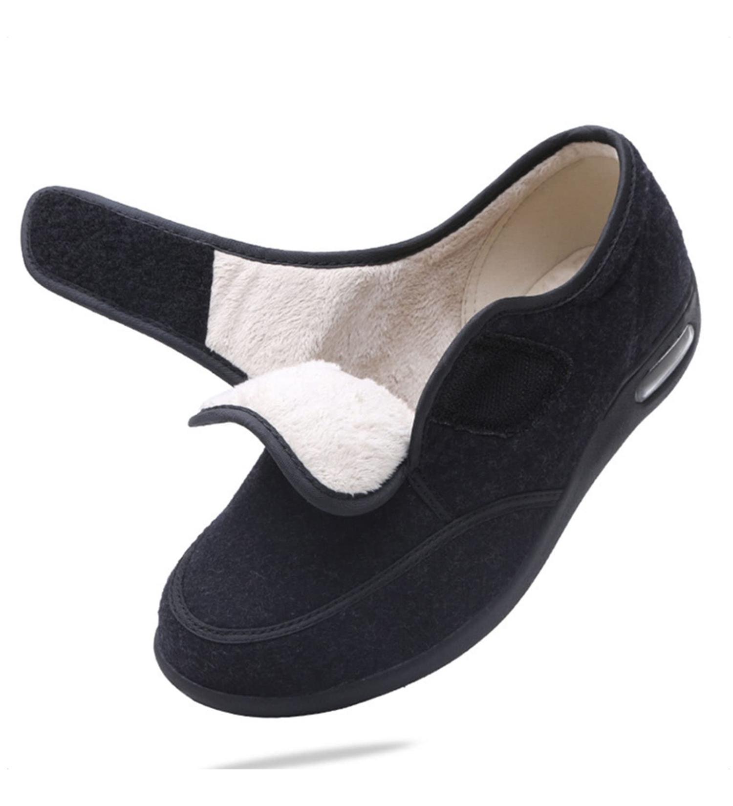 Diabetic Shoes for Women & Men - Warm Fluff Outdoor Comfort Double Insole Gray - Unisex Diabetic Shoes - Buy Online on GoSupps.com