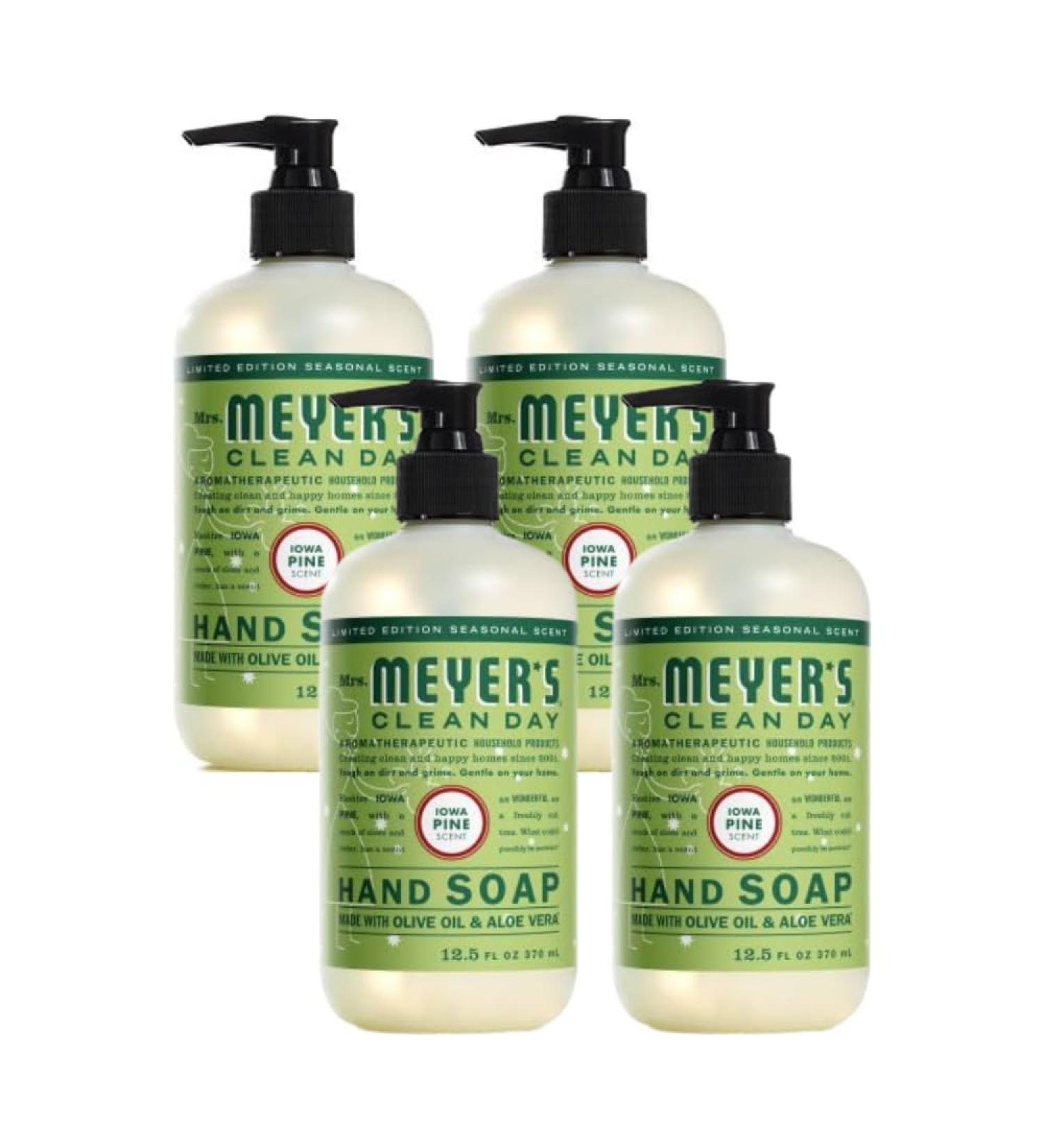 Mrs. MEYER'S CLEAN DAY Iowa Pine Liquid Hand Soap (Pack of 4) Pine 12.5 Fl Oz (Pack of 4) - Buy Online on GoSupps.com