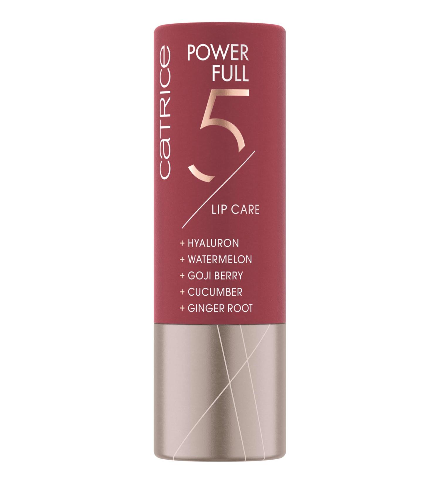 Catrice Power Full 5 Lip Care - Vegan Lipstick No. 040 Addicting Cassis Nourishing & Shiny Alcohol & Paraben-Free 3.5g - International Shipping Available - Buy Online on GoSupps.com