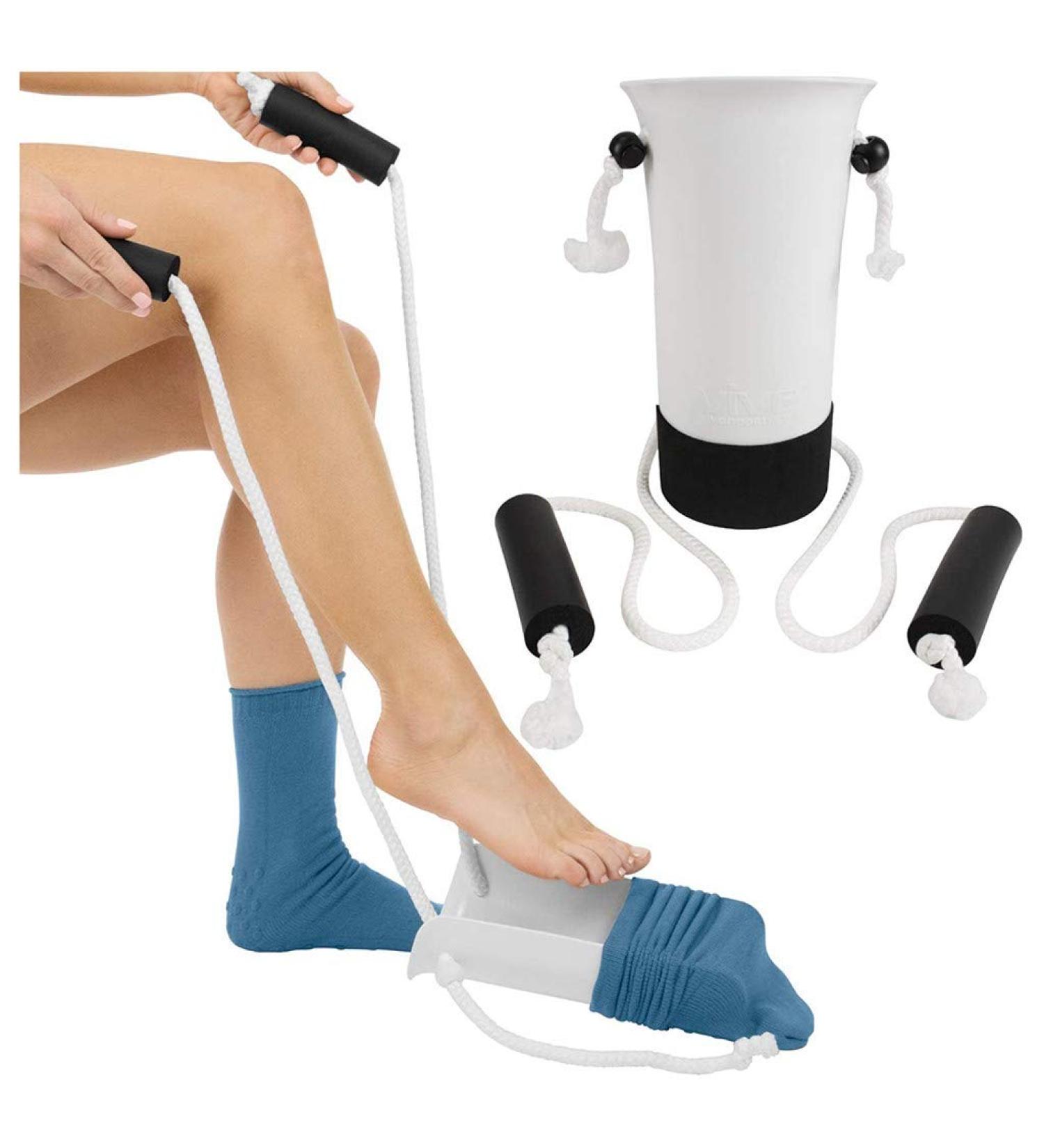 QMZDXH Sock Slider & Pantyhose Helper - Easy On/Off Sock Puller Aid for Effortless Dressing - Buy Online on GoSupps.com