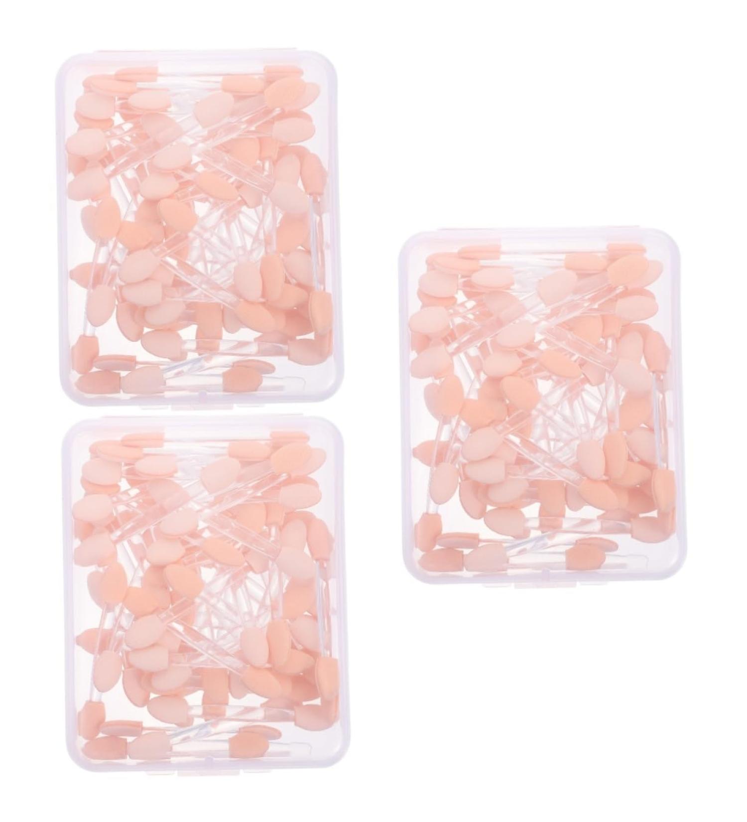 FOMIYES Sponge Applicator 150 pcs Ended Girls Eyeshadow Shadow Disposable Double-headed Dual-end Makeup Tool Portable Sides 6x1cmx3pcs As Shownx3pcs - Buy Online on GoSupps.com