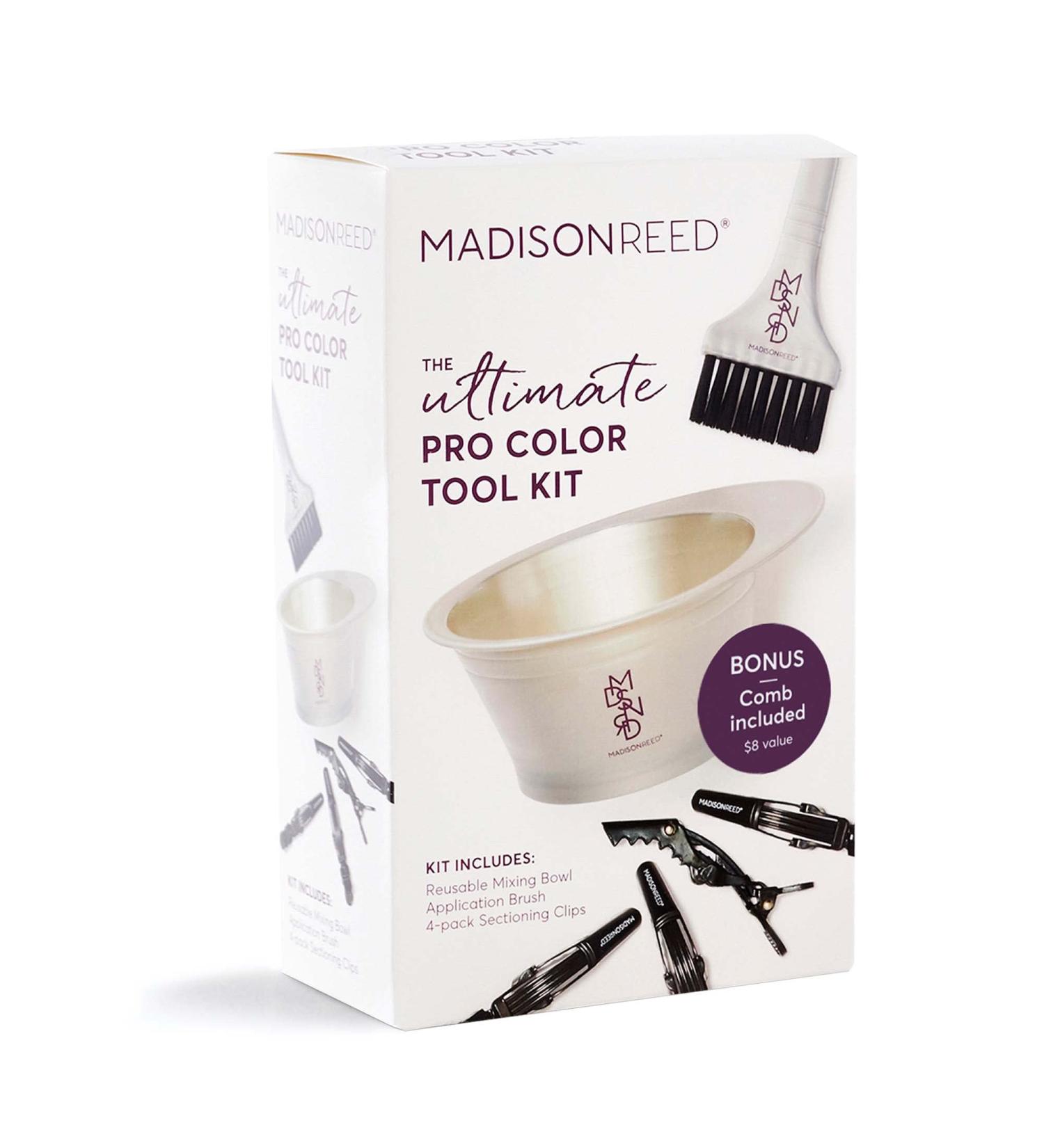 Madison Reed Pro Color Tool Kit - 7pc DIY Hair Coloring Set with Mixing Bowl, Brush, Clips, Comb - Buy Online on GoSupps.com
