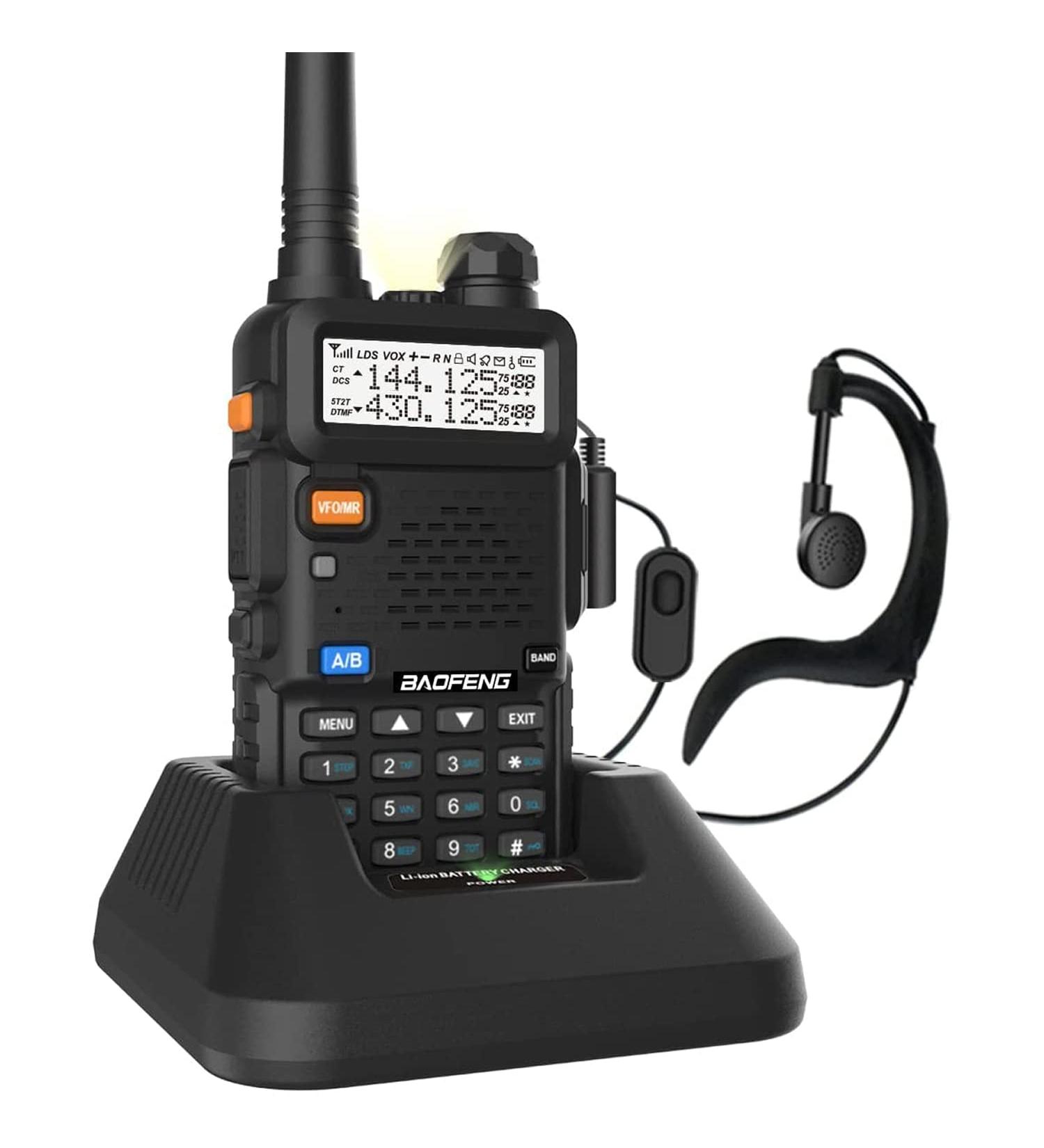 BAOFENG UV-5R Dual Band Two Way Radio (Black) 144-148MHz & 420-450MHz - Reliable Communication Solution - Buy Online on GoSupps.com