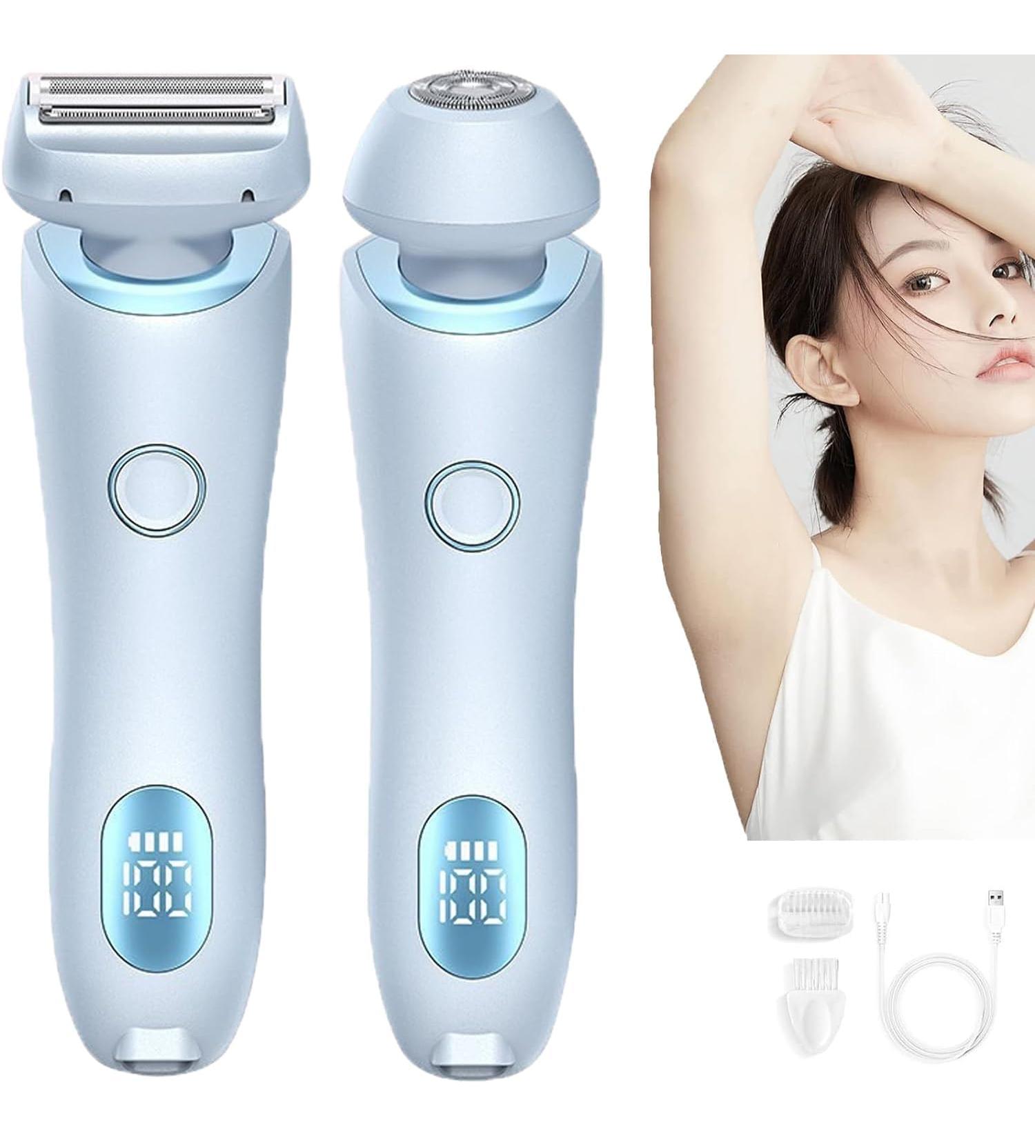Elorixa Shaver Elorixa The Smooth Shave Pro Beauty Glide Pro Shaver Silk Glide Razor 2 in 1 Elegance Portable Electric Shaver Razors for Women Men 6.5 x 2.0 x 1.3 Inch Blue - Buy Online on GoSupps.com