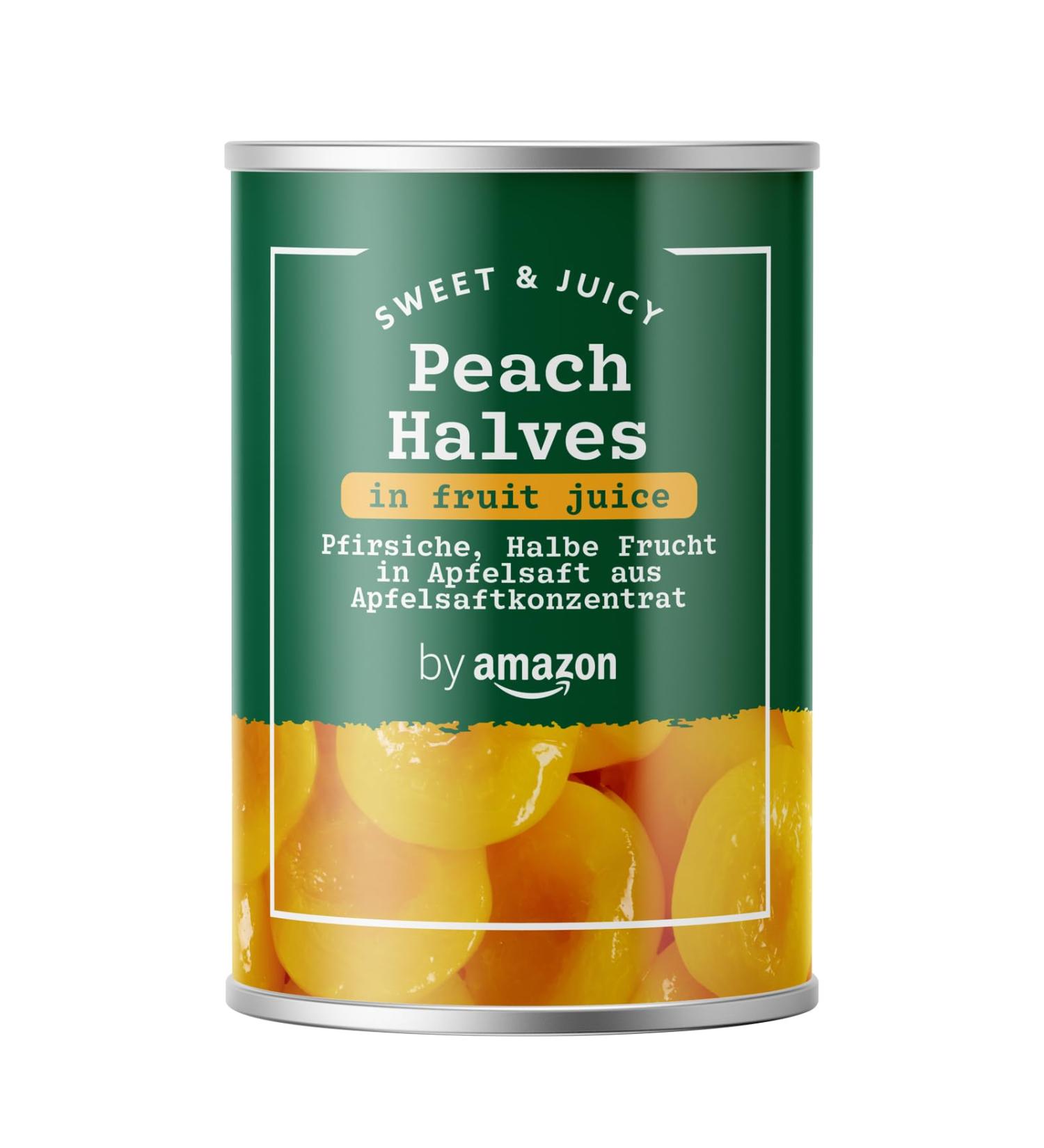 Buy Amazon Peaches in Apple Juice | 411g Half Fruit - International Shipping Available - Buy Online on GoSupps.com