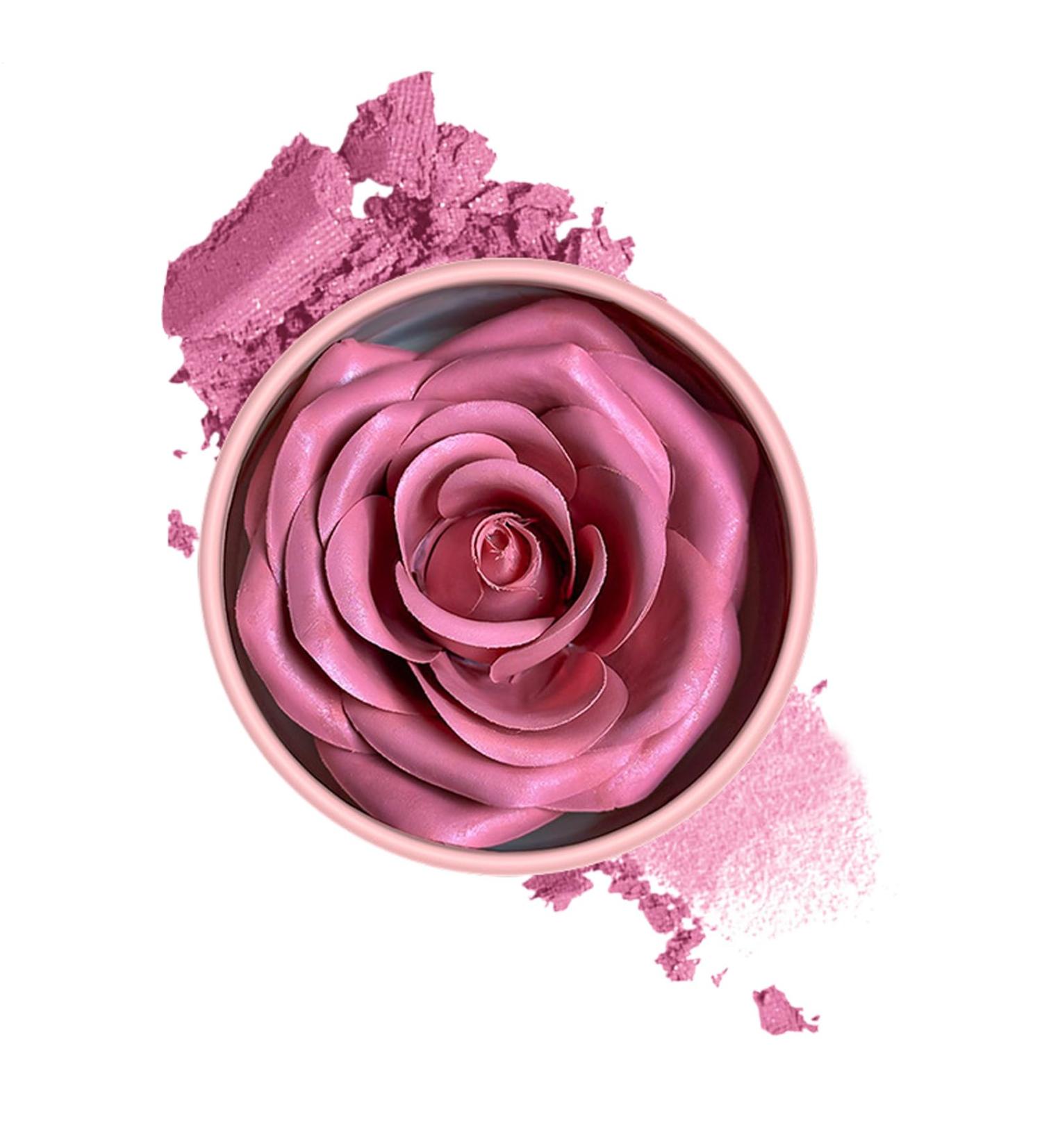  laxreheye Pink powder blush for cheeks long-lasting powder makeup - 3D rose petal cream powder with a matte oil-free finish for face and cheeks at events and meetings - Buy Online on GoSupps.com