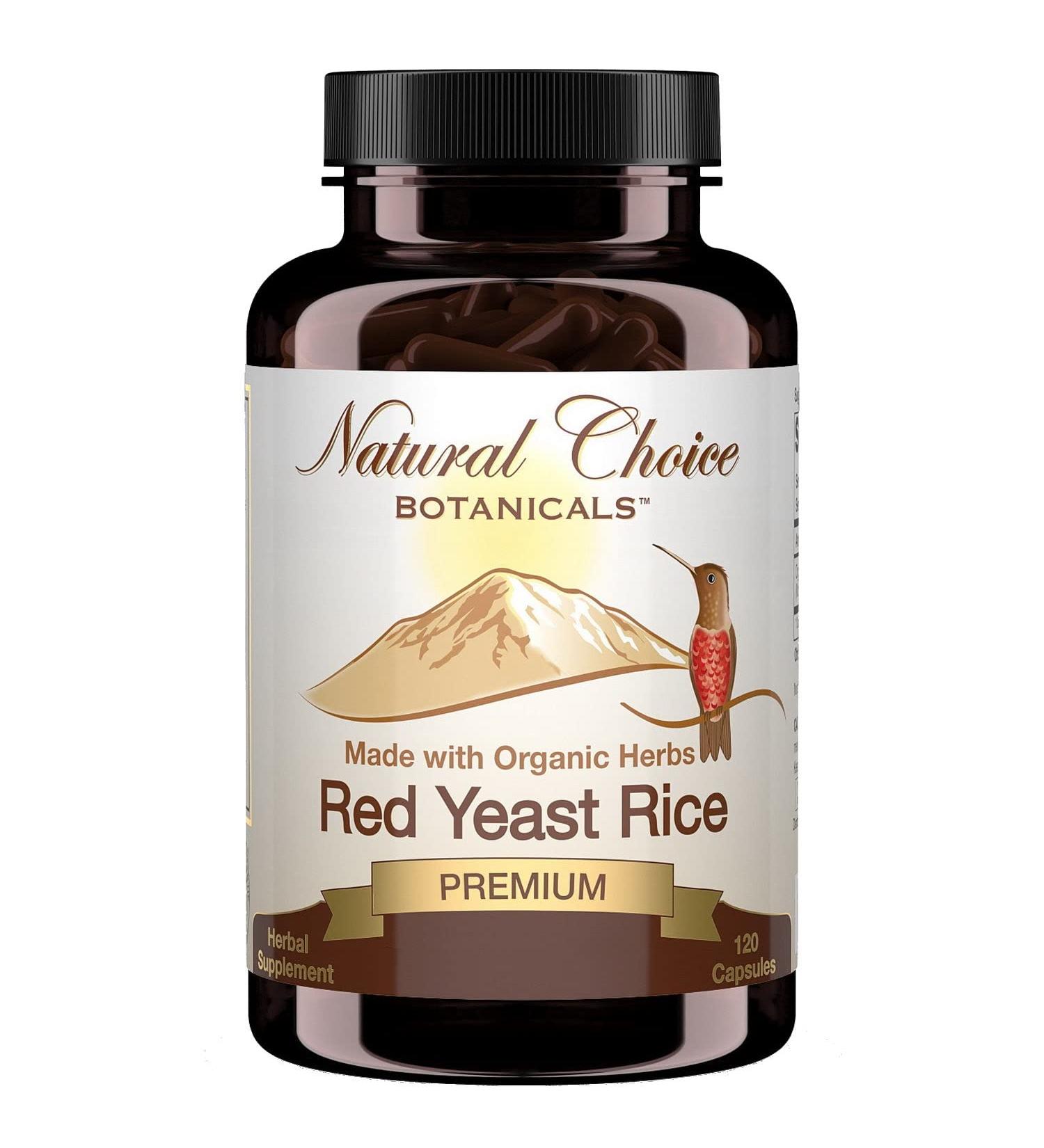 Certified Organic Red Yeast Rice Supplement - 120 Capsules | 2 Month Supply - Buy Online on GoSupps.com