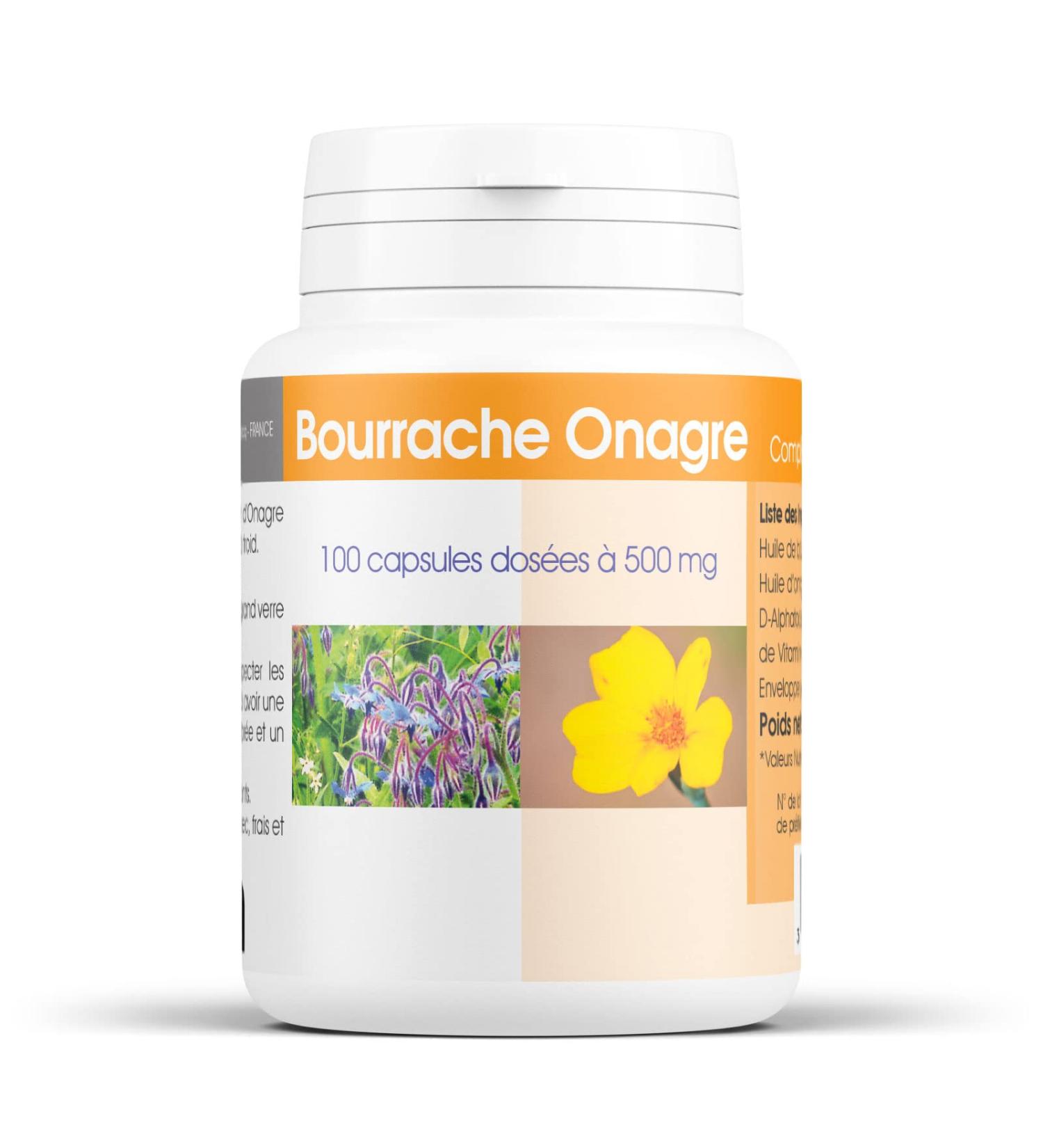 Borage/Evening Primrose - 503 mg - 100 capsules - Buy Online on GoSupps.com