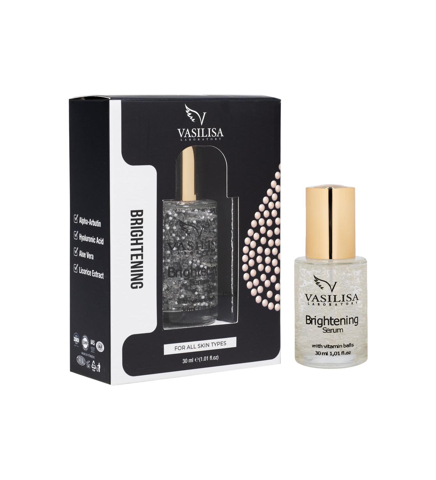 Vasilisa Laboratory Brightening and Hydrating Facial Serum with Aloe Vera Alpha-Arbutin Hyaluronic Acid for Anti-Aging Tone Correction - Buy Online on GoSupps.com