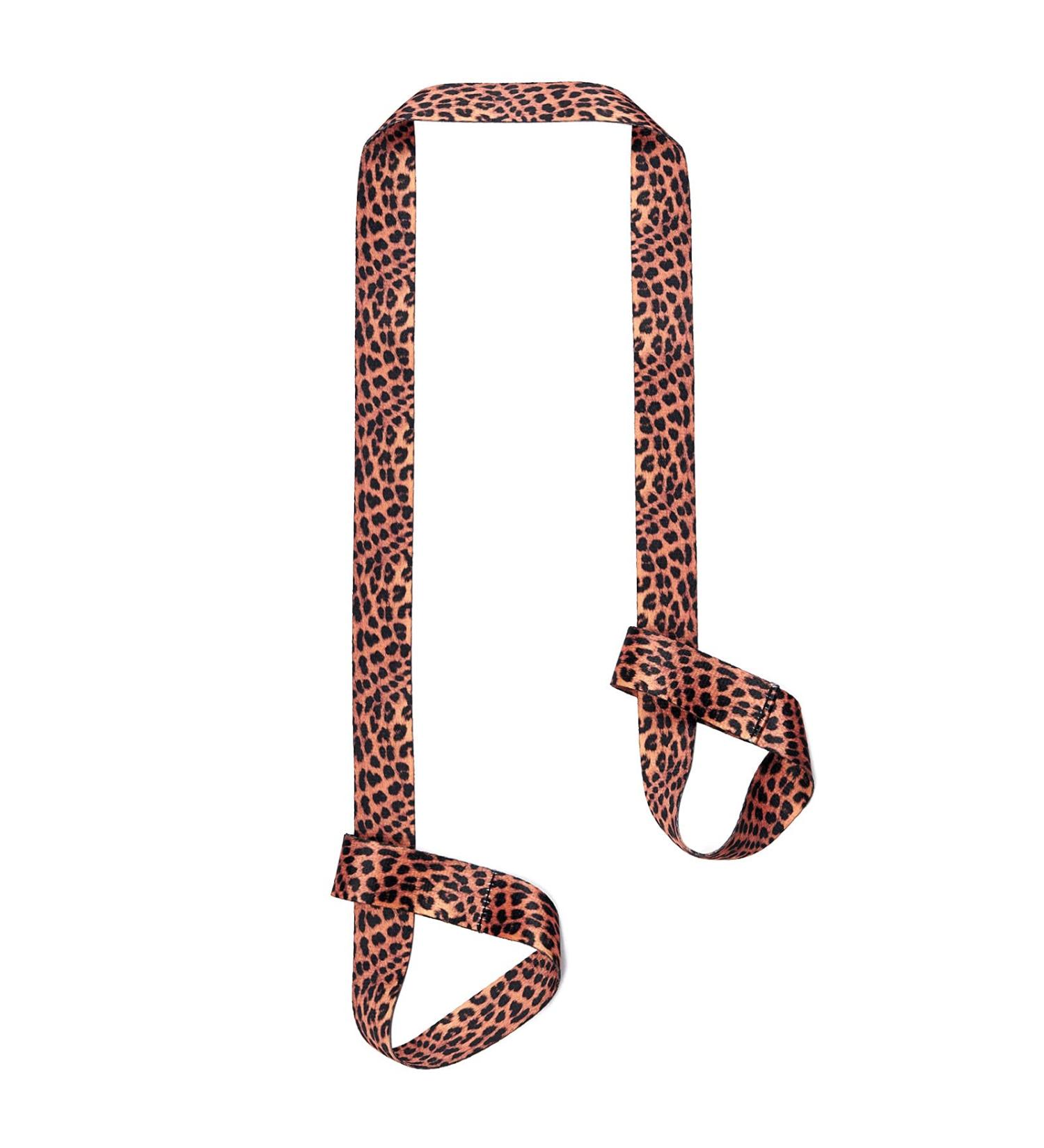 ZOOEASS Adjustable Yoga Mat Strap & Carrier - Leopard Print - 5.9ft - Buy Online on GoSupps.com
