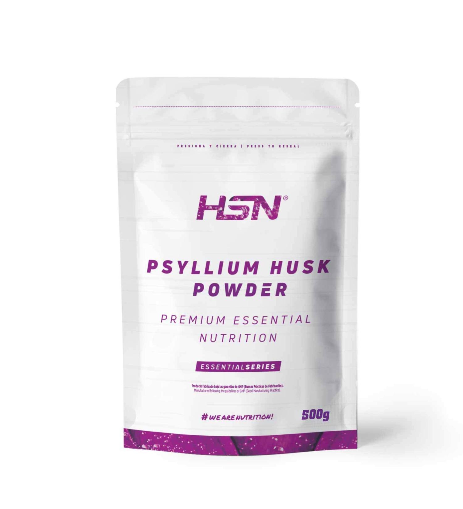 HSN HSN - Psyllium Husk | Psyllium Shells | Plantago ovata Shells | Source of Soluble Fiber + Fights Constipation + Improves Intestinal Transit | in powder form neutral to the - Buy Online on GoSupps.com