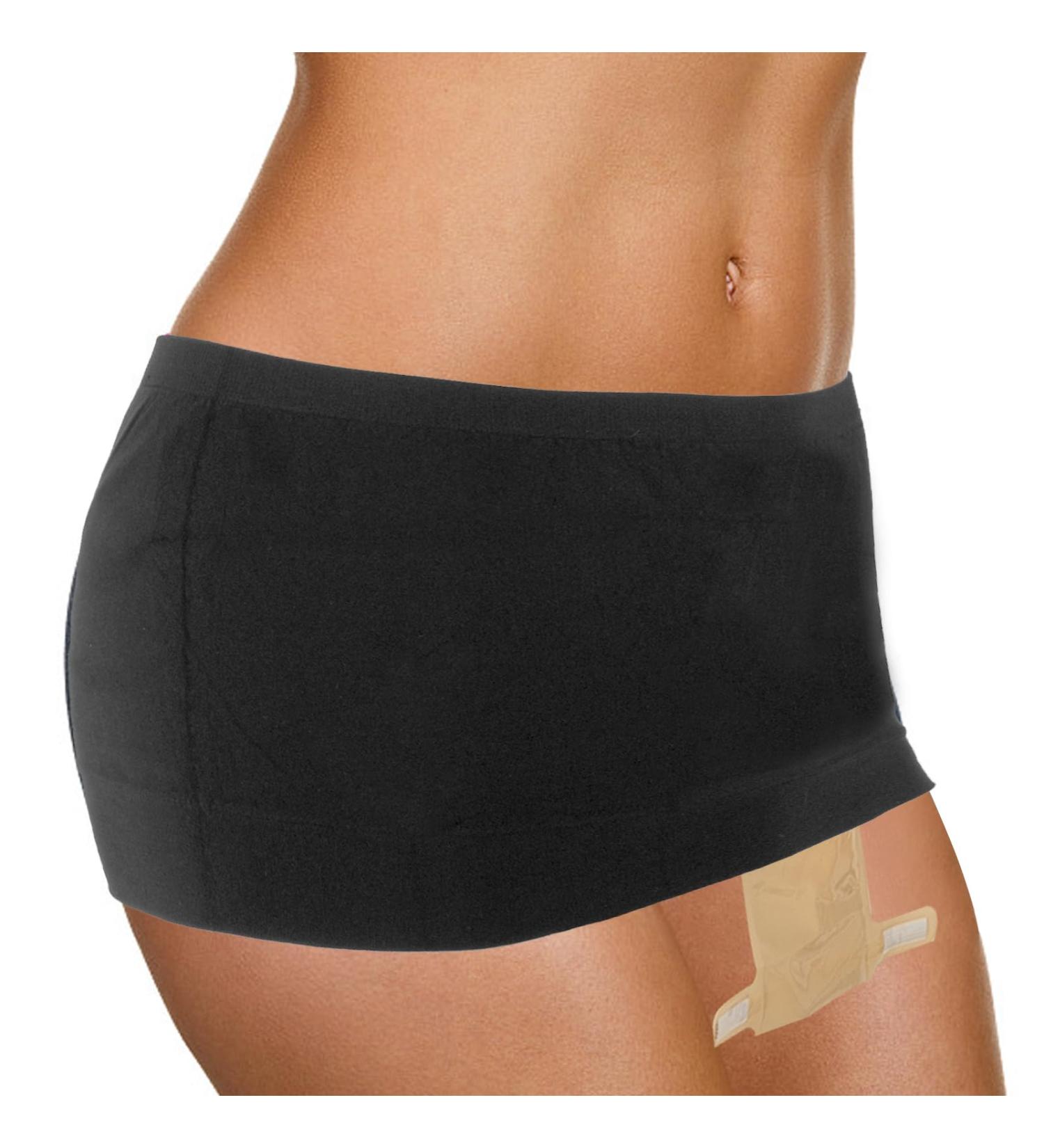 Ostomy Support Garment | Hernia Belt & Bag Cover | Stealth Belt L-XL Black - Buy Online on GoSupps.com