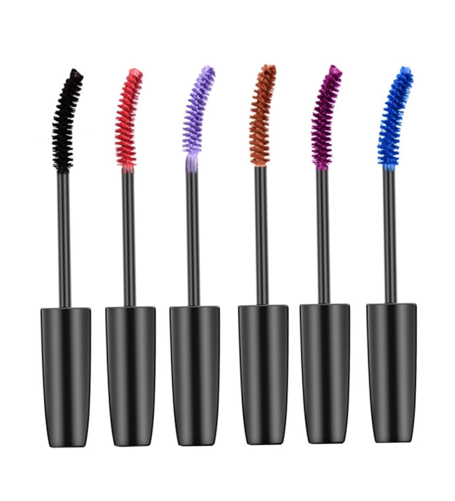 DRESSOOS 6pcs Colored Mascara Lady Mascara Cream Ultra-fine Mascara Lash Mascara Makeup Mascara Abs - Buy Online on GoSupps.com