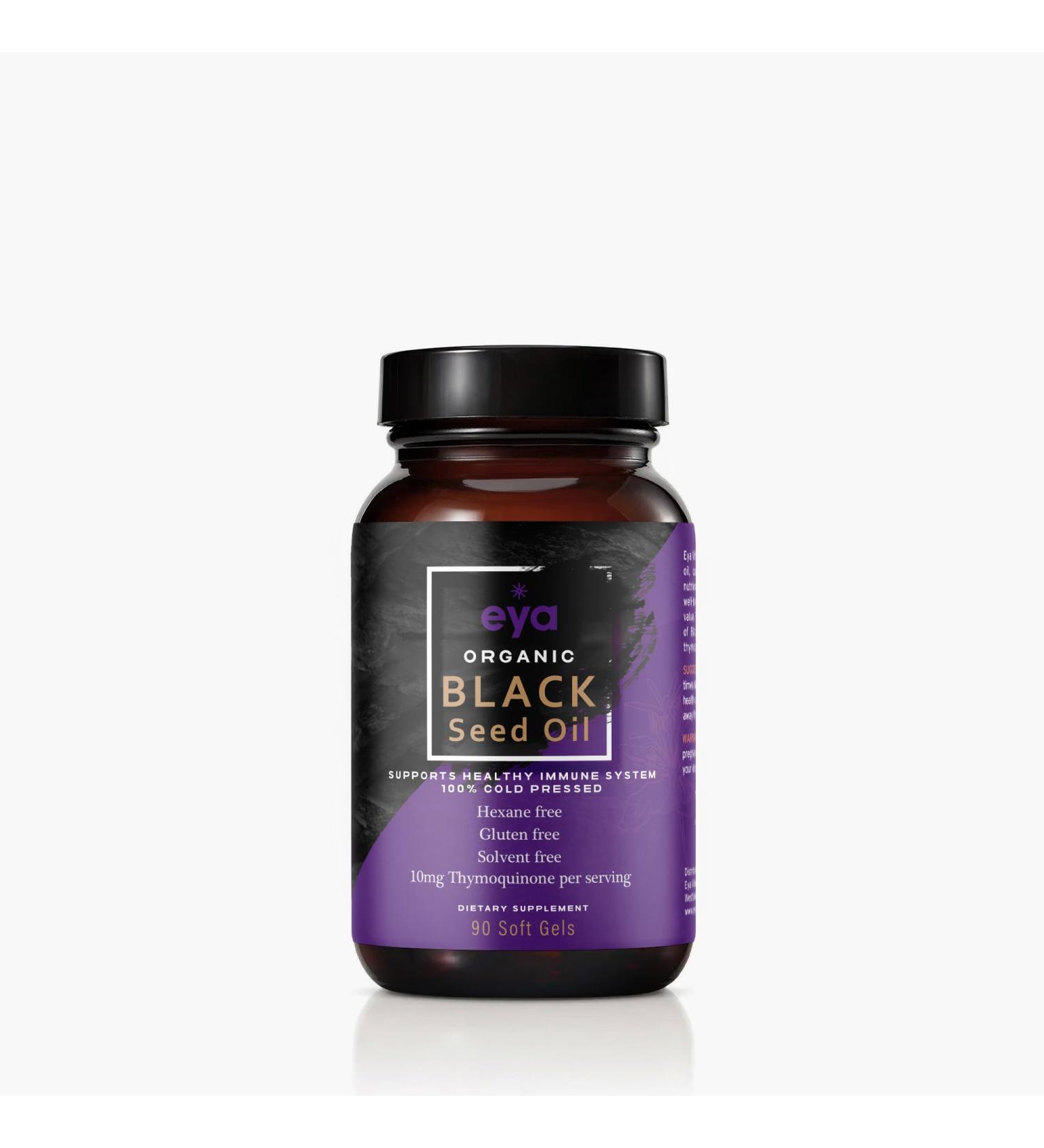 Organic Egyptian Black Cumin Seed Oil (90 Soft Gel Capsules) Cold-Pressed Unrefined Heavy Metal Tested for Purity & Quality Support Healthy Gut Bacteria & Immune System Vegan 90 Count (Pack of 1) - Buy Online on GoSupps.com