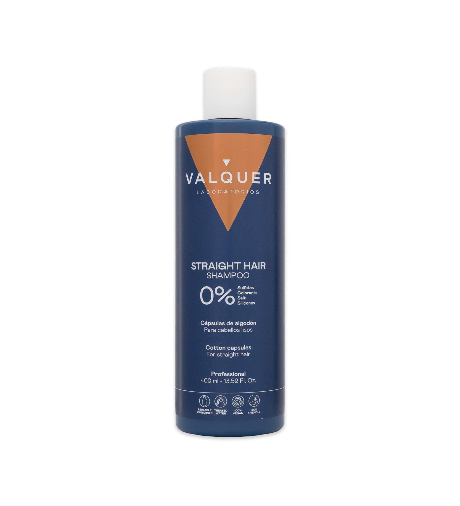 V lquer Laboratories Valquer Straight Hair Shampoo 400 ml 400 ml 1er Pack - Buy Online on GoSupps.com