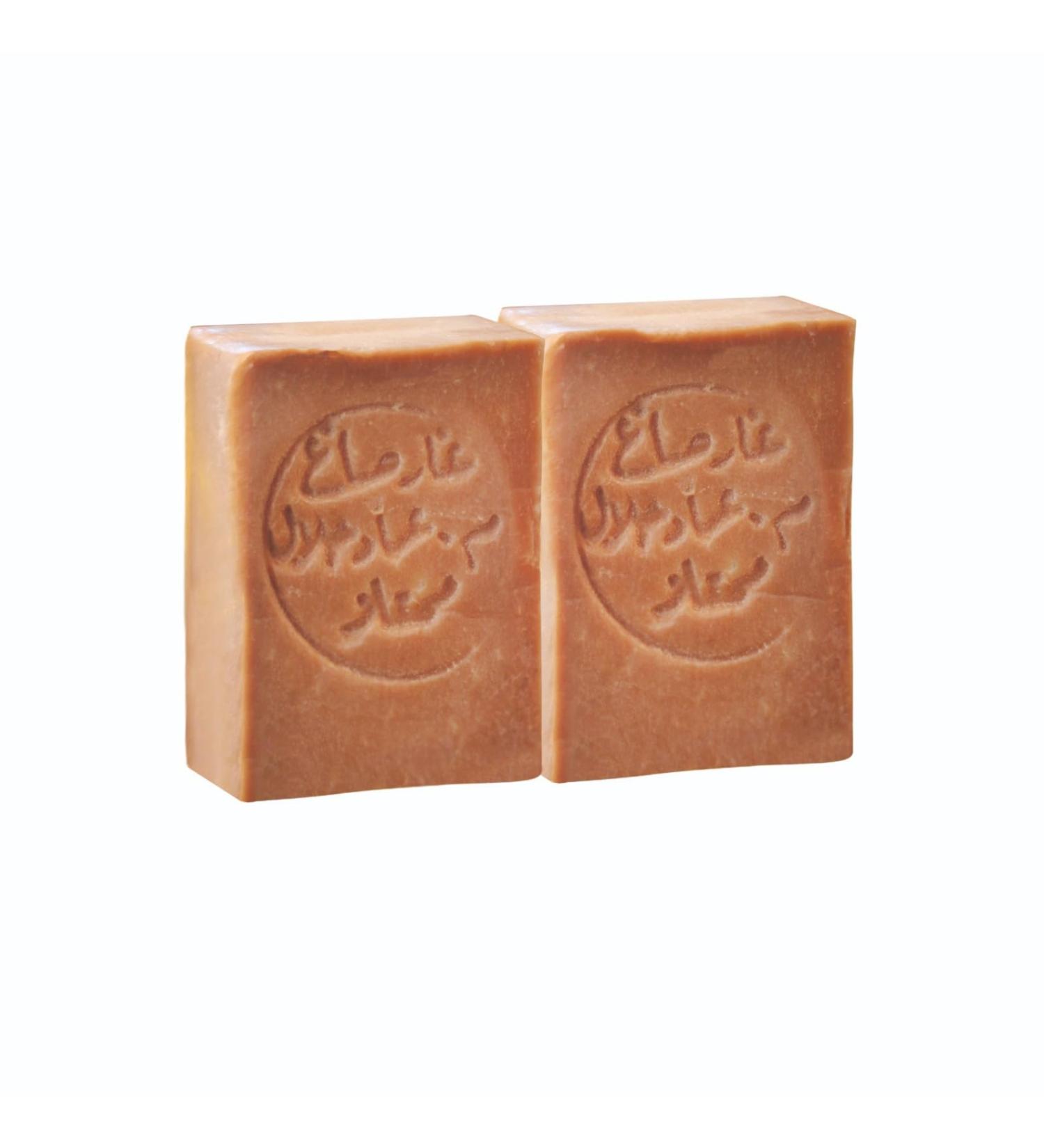  BIO JALAL Original Aleppo soap with 16% laurel oil 2 soaps of 200g hand soap body face and hair handmade in Turkey - Buy Online on GoSupps.com
