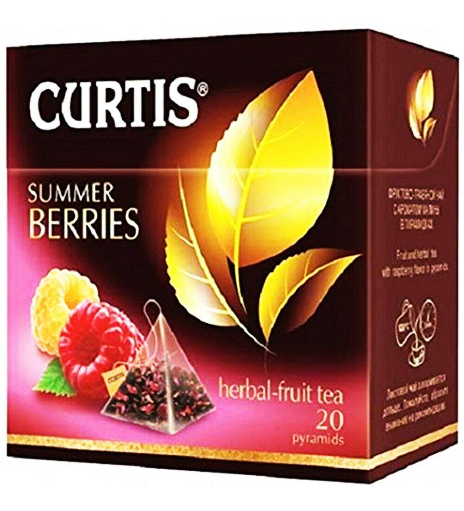Curtis Curtis Tea with Pyramid Bag - Various Tea Varieties (Fruit Tea Summer Berries Tea)