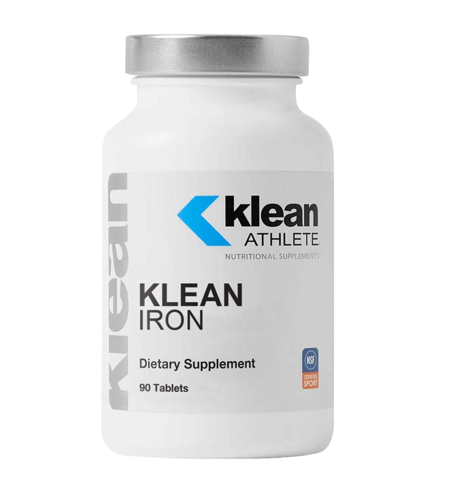 Klean Athlete Klean Iron - Supports Muscle Strength - 90 Tablets - Buy Online on GoSupps.com