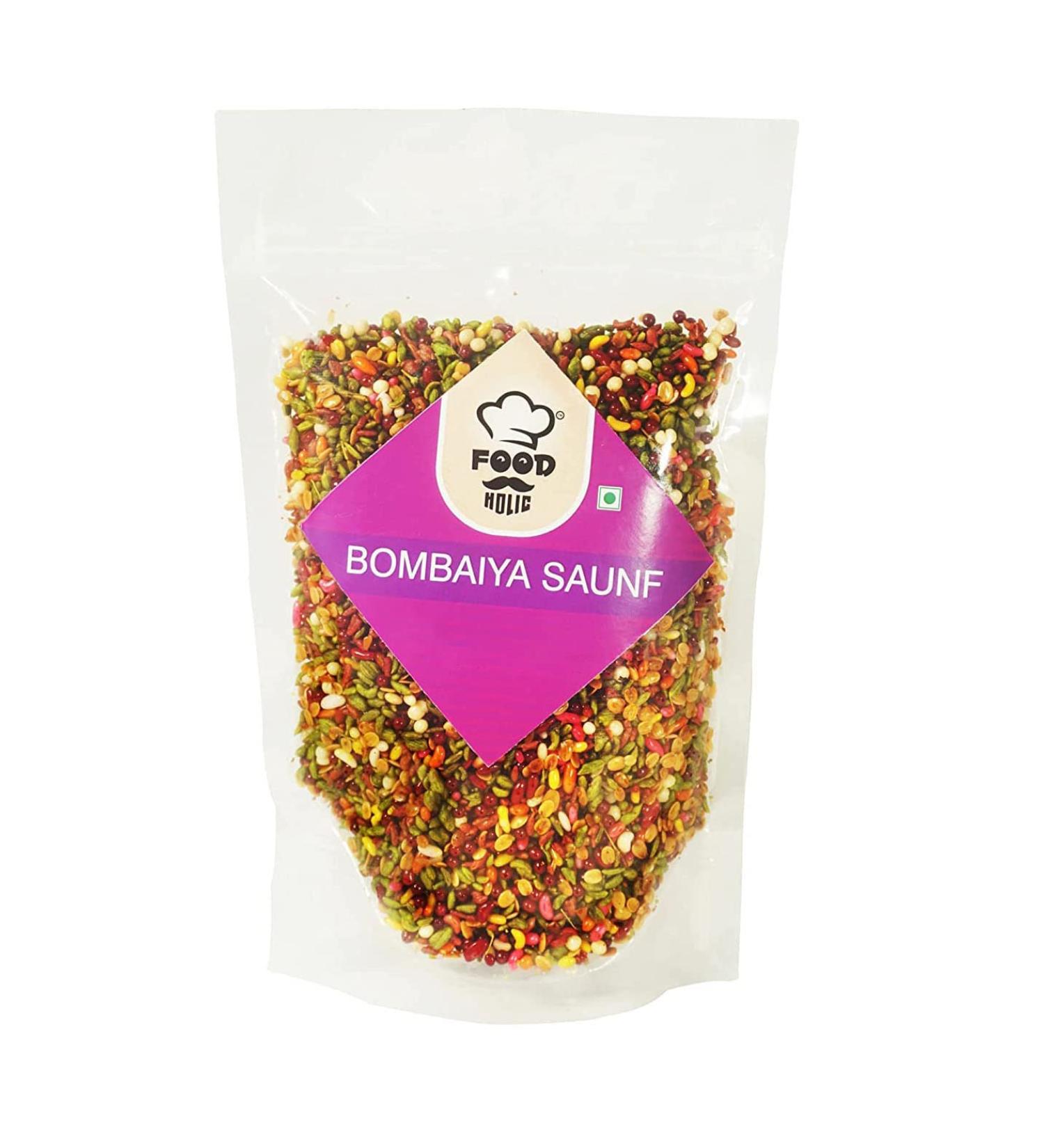 Foodholic Bombaiya Mukhwas/ Mix Saunf mukhwas Mouth Freshener (400 Gm)_Packing May Vary