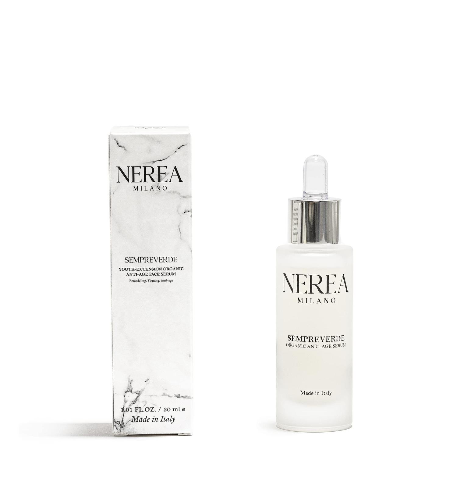Youth-Extension Organic Anti-Age Serum - NEREA SEMPREVERDE | Remodeling & Firming for Youthful Skin - Shop Internationally - Buy Online on GoSupps.com