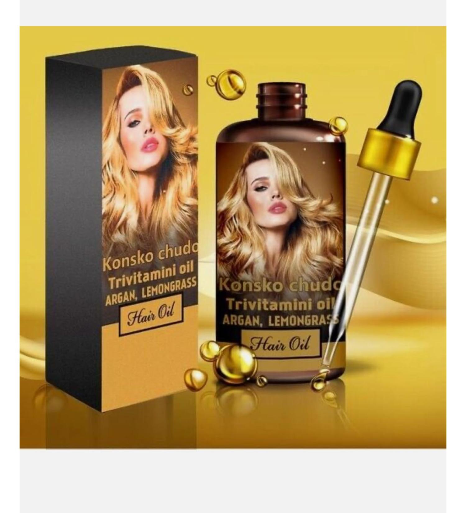 Konsko chudo Trivitamini Hairolie Argan Lemongrass - Buy Online on GoSupps.com