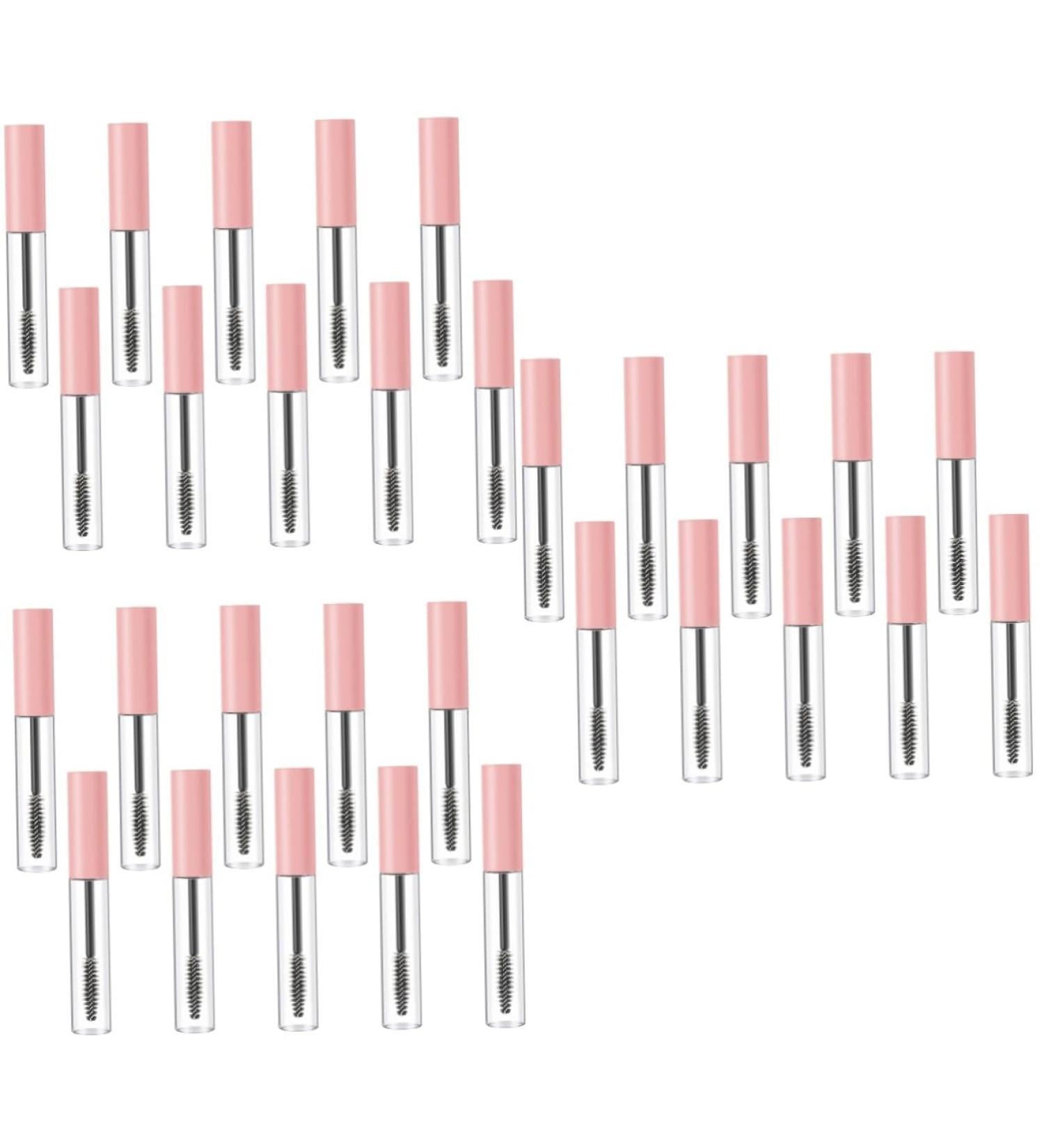NULYLU 30 Pcs Mascara Empty Tube Refillable Eyelash Tube Makeup Liquid Lipstick Bottle Clear Plastic - Buy Online on GoSupps.com