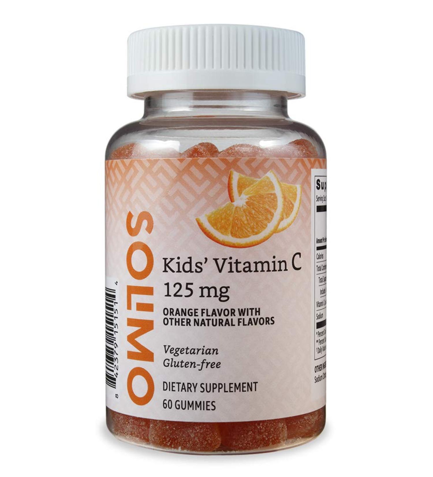 Solimo Kids' Vitamin C 125mg Gummies - Immune Health Support (60 Count) - Buy Online on GoSupps.com