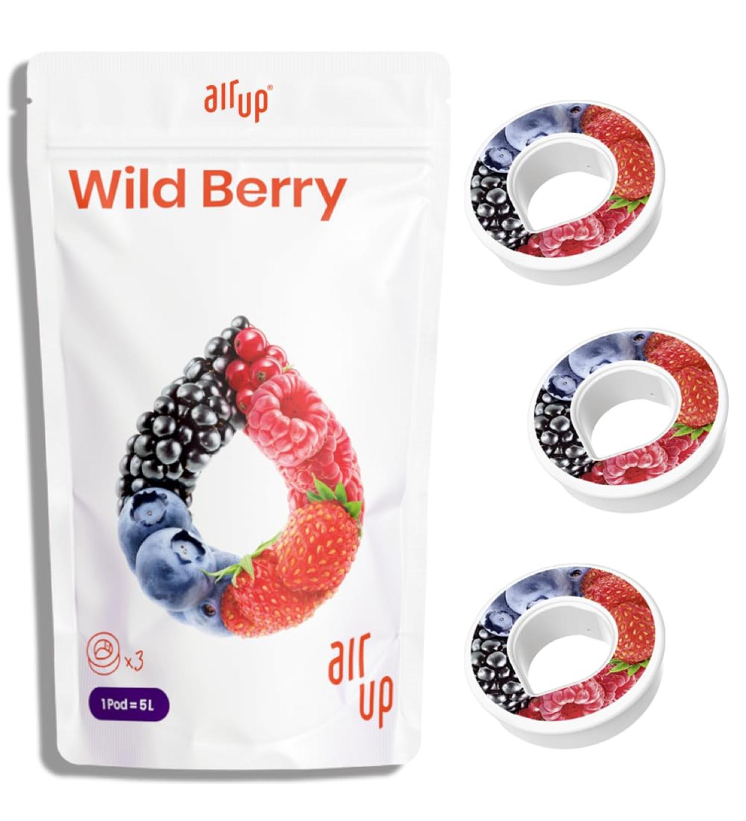 AIR UP Gourde d'eau 3 pods Wild Berry - Buy Online on GoSupps.com