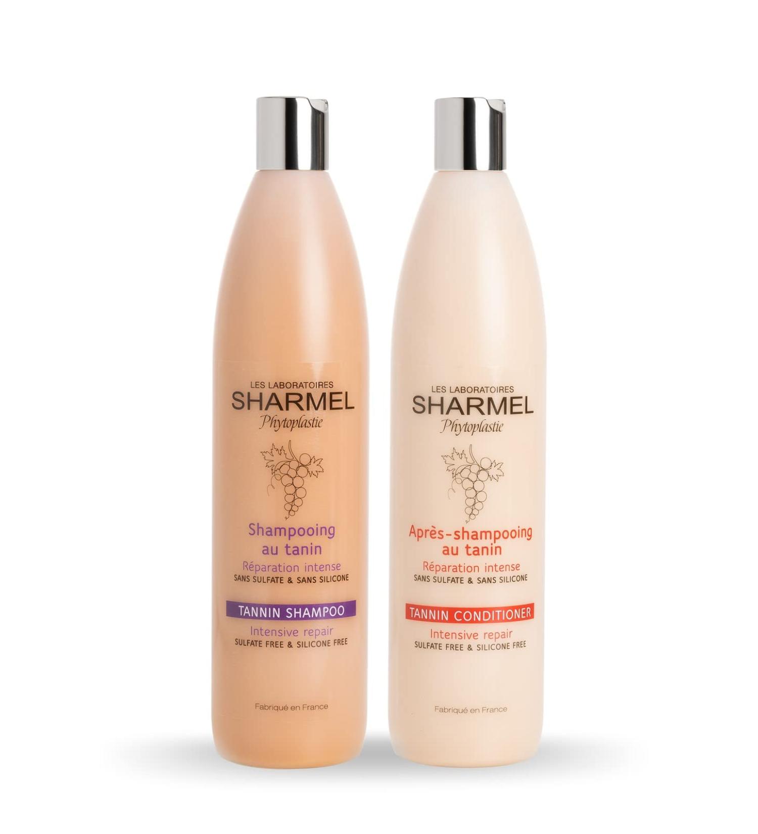 Duo Kit Sulfate Free | Silicone Free | Shampoo and Tannin Treatment Kit for Brazilian Smoothing and Tannin (500ml x 2) | Made in France - Buy Online on GoSupps.com