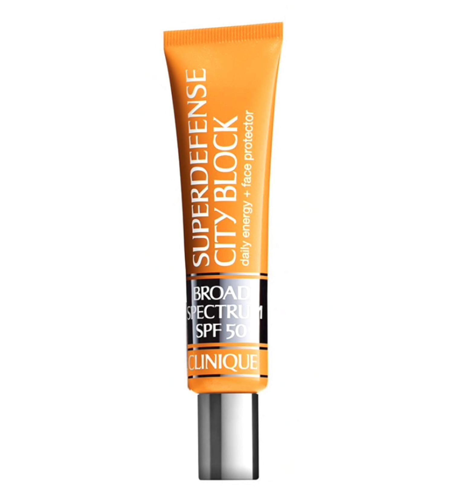 Clinique Superdefense City Block Daily Energy + Face & Skin Sun Protection with a Hint of Tint   Broad Spectrum SPF 50   1.4 fl oz. / 40 ml