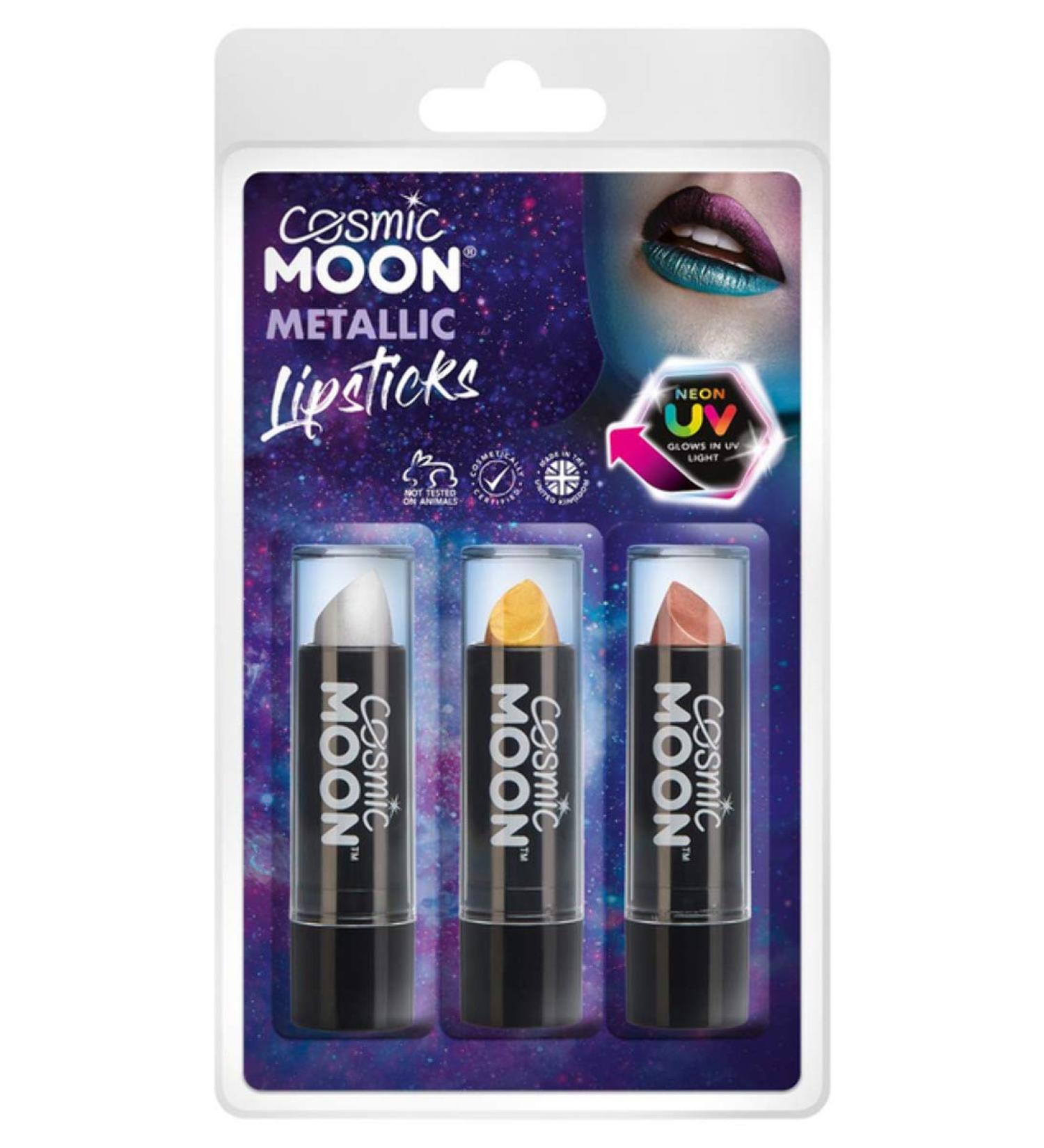 Smiffys Smiffys Cosmic Moon Metallic Lipstick