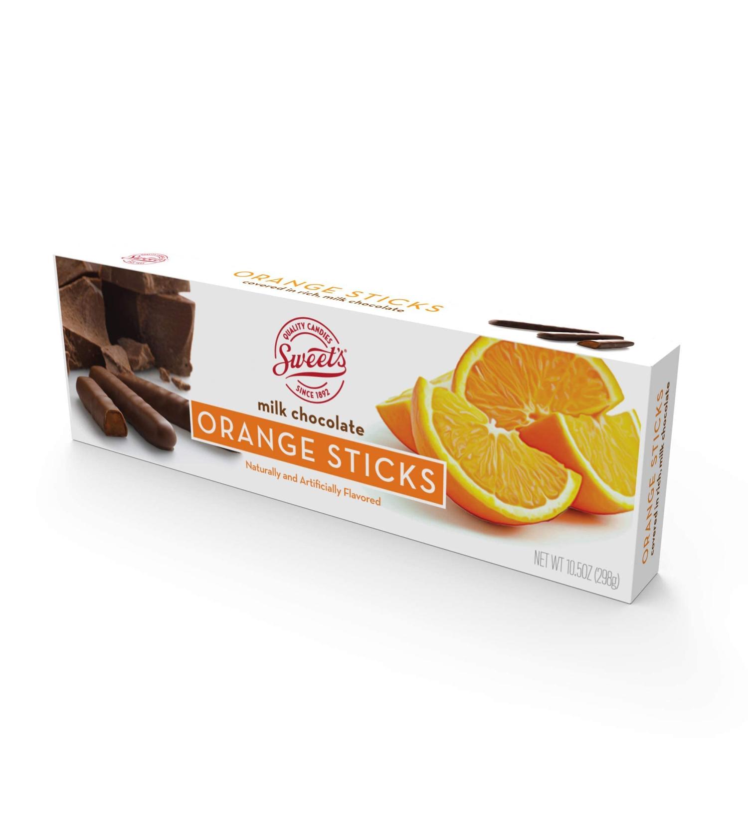 Milk Chocolate Orange Sticks - Delicious Chocolate Candy with Orange Flavor - Buy Online on GoSupps.com