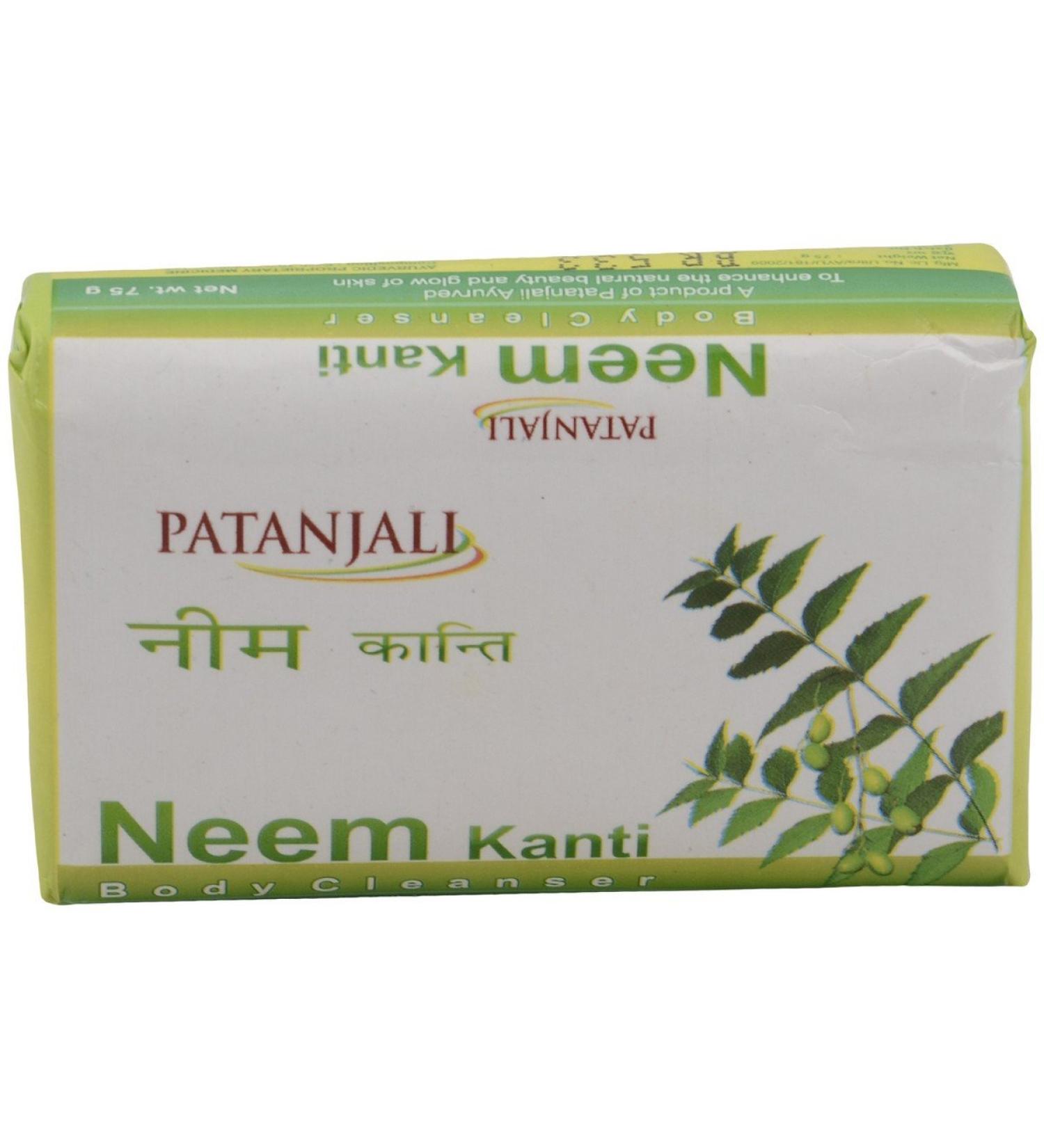 Patanjali Kanti Neem Body Cleanser Soap 75g