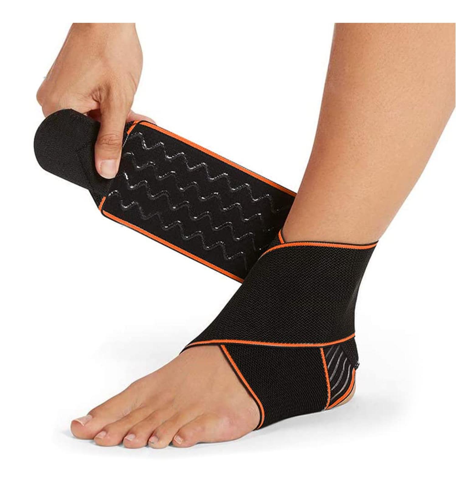 PROIRON Adjustable Ankle Support Brace for Sports - One Size Fits Men Women - Black - Buy Online on GoSupps.com