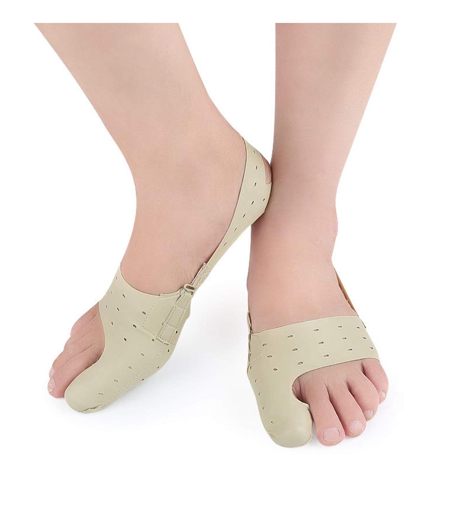 3PC Adjustable Toe Straightener Set - Gel Separator & Cushion Braces for Corrective Support - Ideal for Foot Pain Relief - Buy Online on GoSupps.com