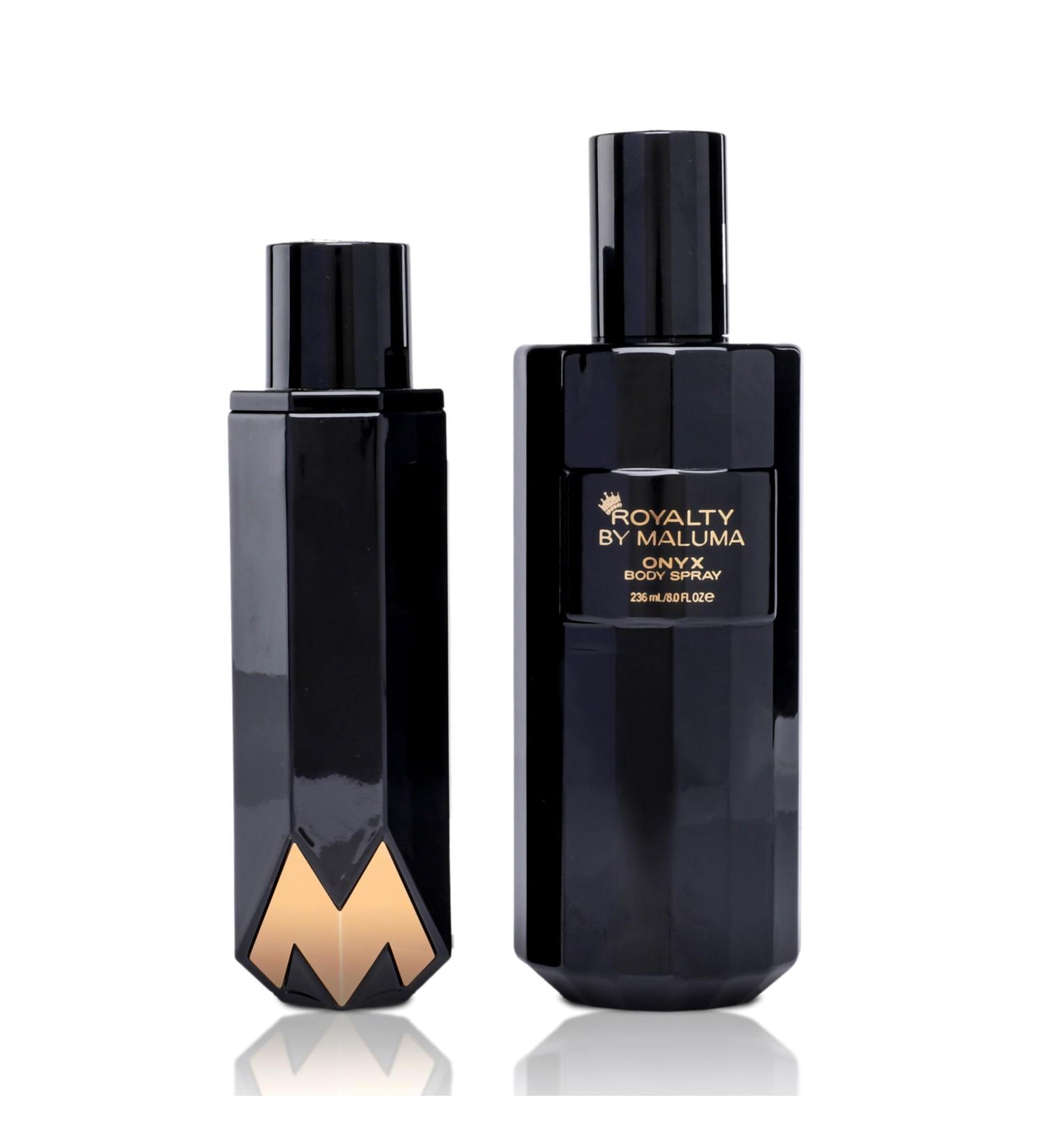 Onyx Gift Set 2 pcs - Luxurious Long-Lasting Perfume for Men - Fougere Amber Wood Fragrance - Cardamom Pear Bergamot Top Notes - Ideal Gift for Men - Buy Online on GoSupps.com