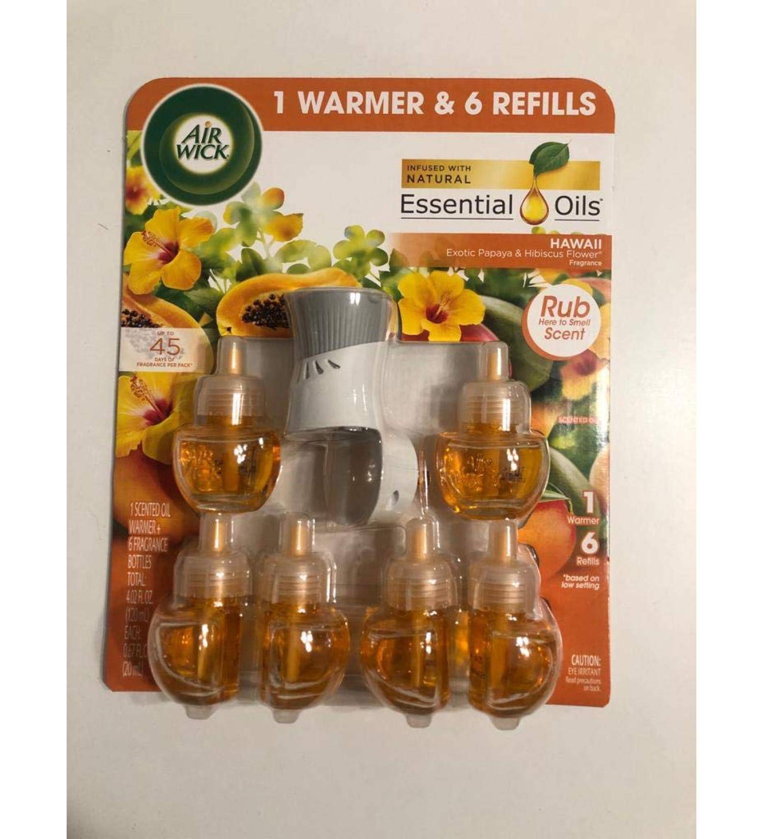 Air Wick HAWAII 1 WARMER PLUS 6 REFILLS