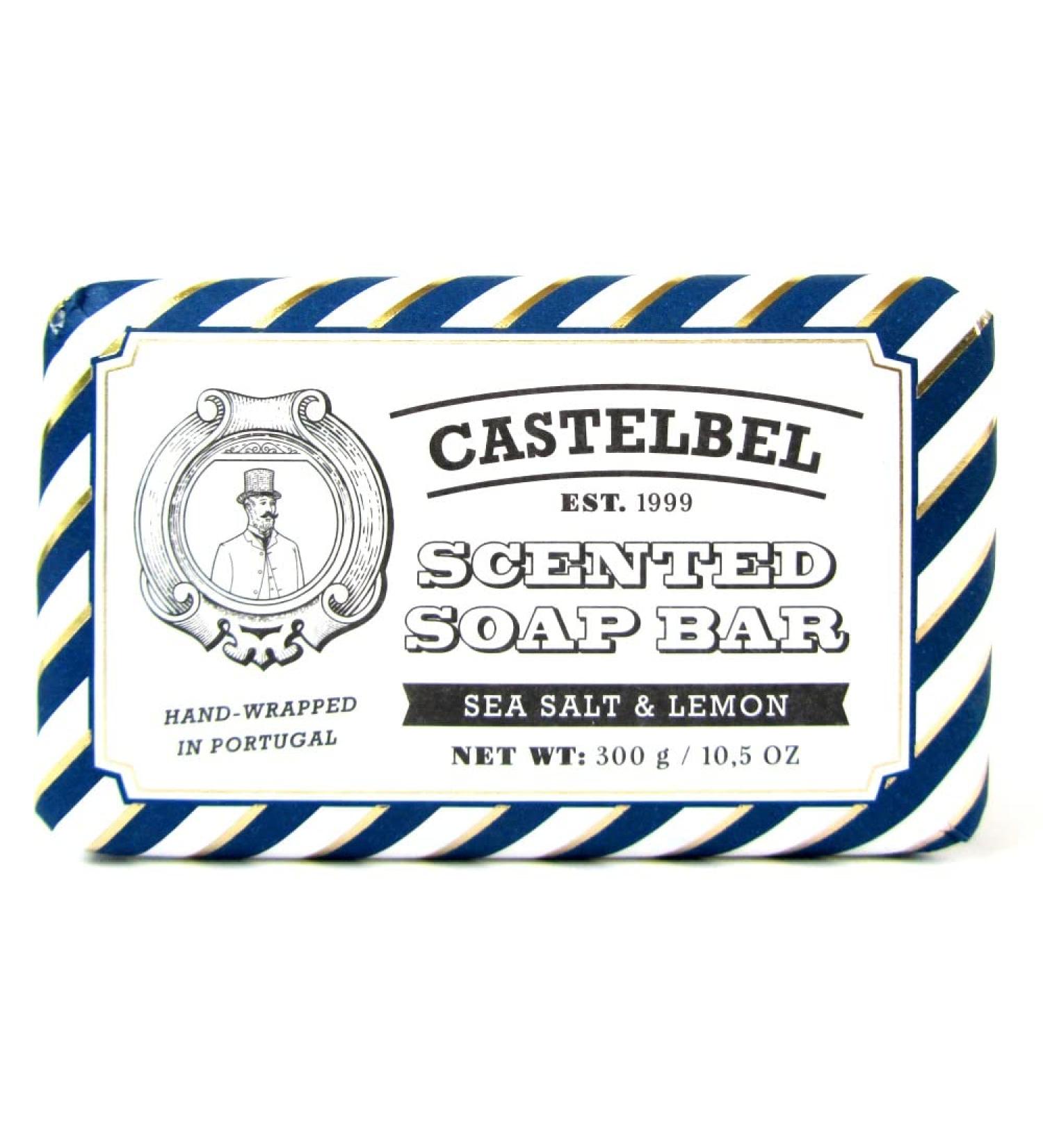 Castelbel Sea Salt & Lemon Luxury Scented Soap Bar - 10.5 oz | International Shipping Available - Shop Now - Buy Online on GoSupps.com