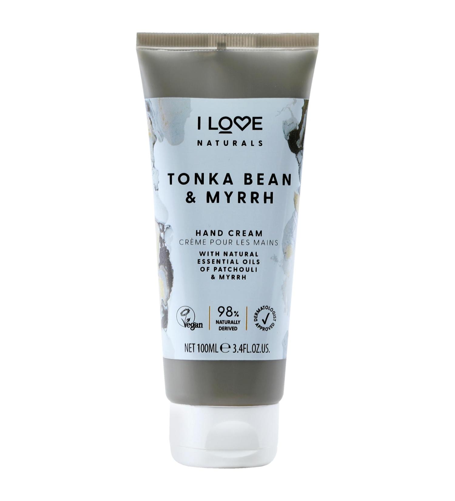 I Love Naturals Tonka Bean & Myrrh Hand Lotion - Moisturizing Dry Skin Lotion with Shea Butter & Coconut Oil - 3.38 oz - Buy Online on GoSupps.com