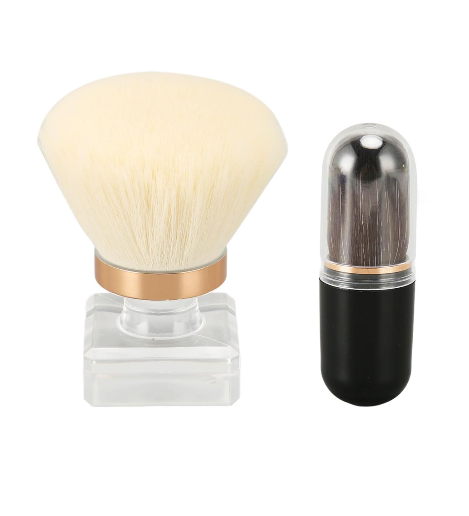 Zetiling Soft Fluffy Hair Powder Brush - Premium Makeup Blush Brush with Storage Case | Perfect for Nail Powder | International Shipping - Buy Online on GoSupps.com