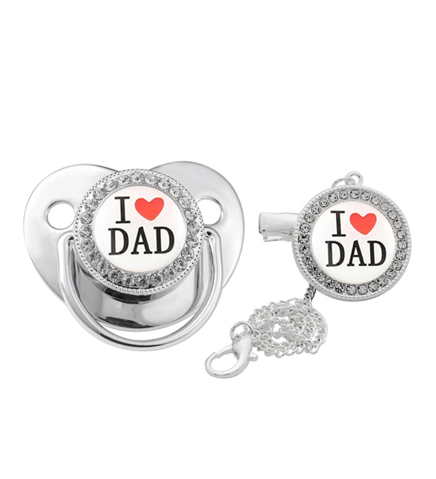 Buy BPA-Free Night Baby Pacifier - Silicone Newborn Dummy with Comfort Lock & Chain Clip | Prevent Tooth Misalignment - Buy Online on GoSupps.com