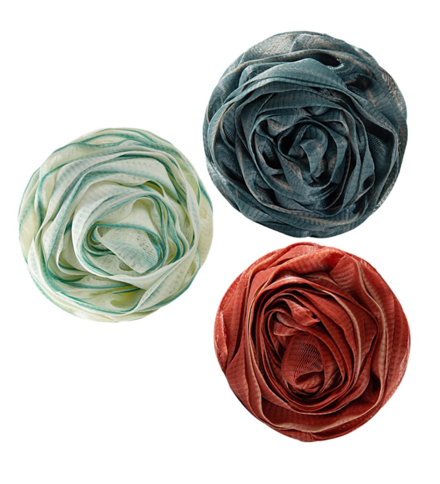 Shop Housoutil 3pcs Rose Bath Flower Luffa & Konjac Sponges - Exfoliating Cartoon Shower Poufs for Kids | International Shipping Available - Buy Online on GoSupps.com