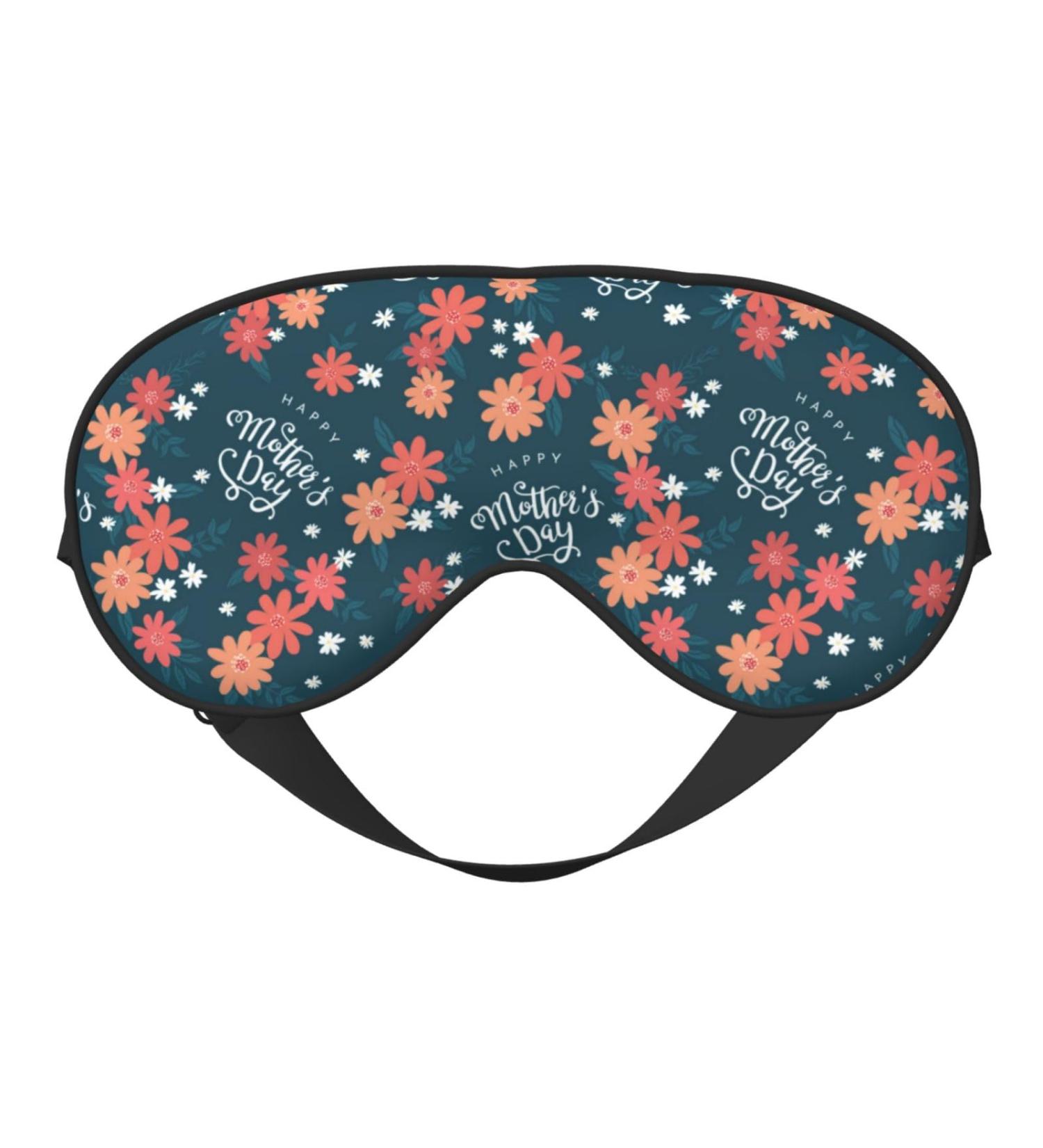 Happy Mother's Day Sleep Eye Mask - Soft Blindfold with Elastic Strap for Travel & Night Sleep - Buy Online on GoSupps.com