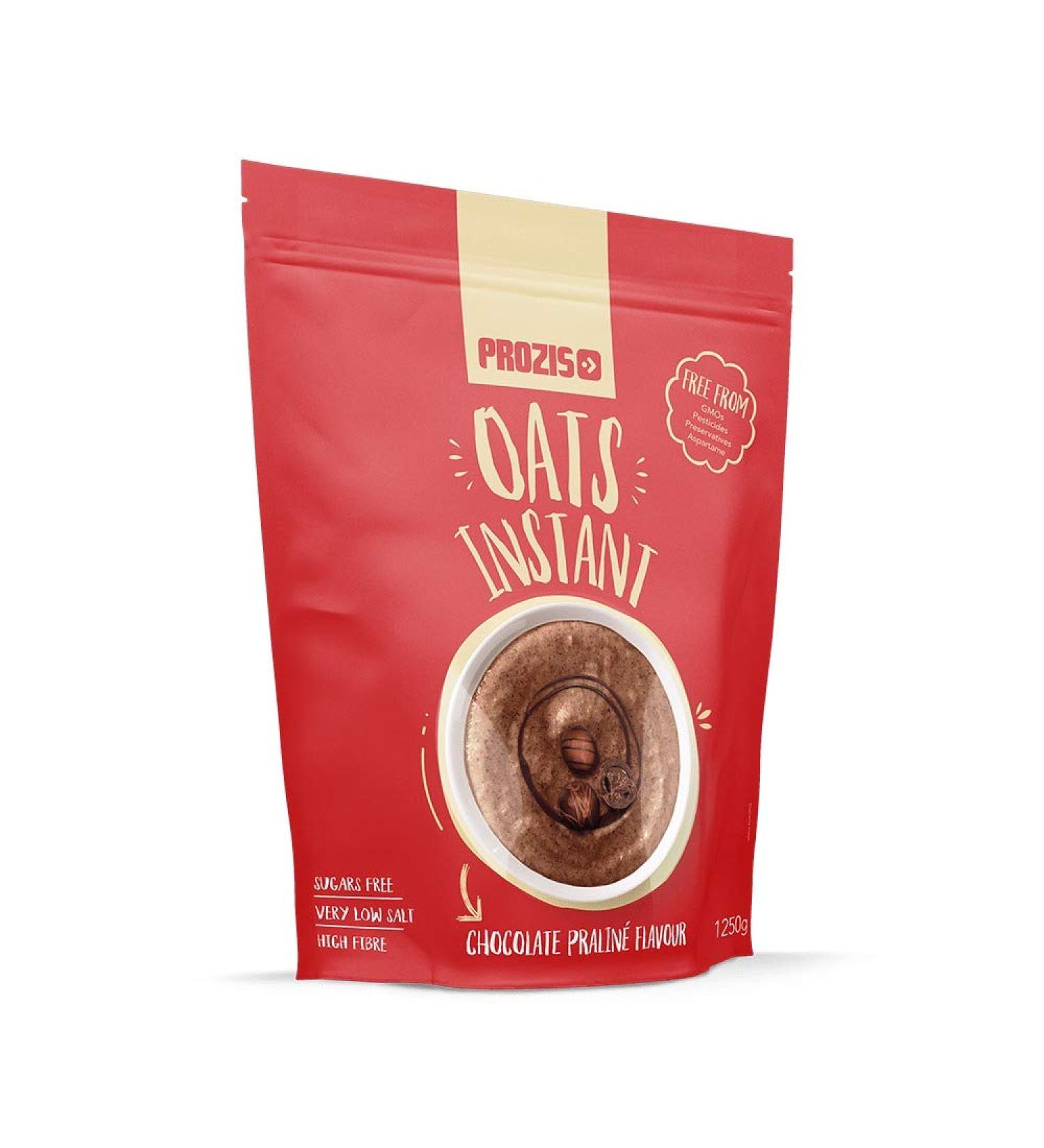 Prozis Instant Oat Powder 1250g Chocolate Praline - Buy Online on GoSupps.com