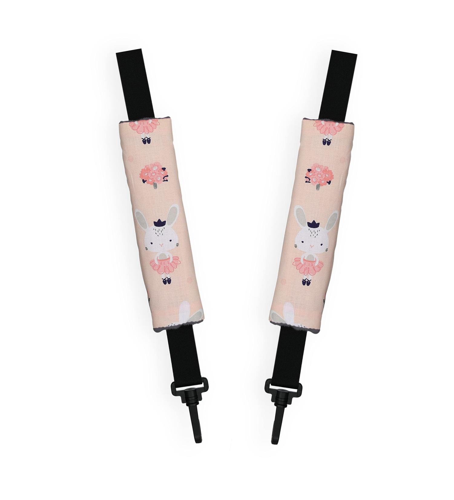 Harness Seat Belt Strap Covers - Padded Universal Set of 2, Reversible Design (Swing/Grey) - Buy Online on GoSupps.com