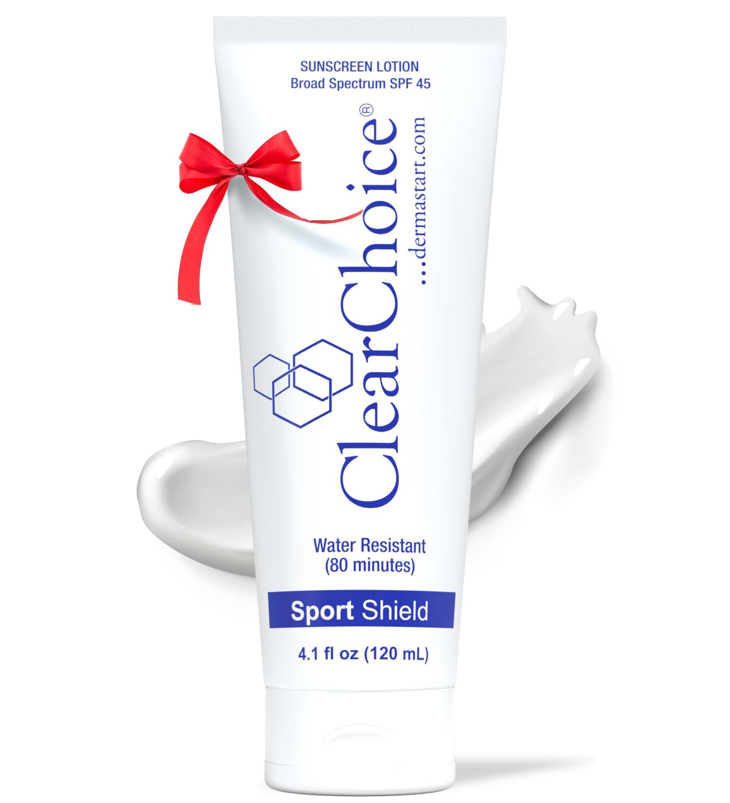 Clear Choice Sunscreen for Face SPF 45 Oil Free Sunblock & Light Moisturizer with Zinc Oxide Reef-Safe Broad Spectrum Water-Resistant No White Cast Light Moisturizer 4oz - Buy Online on GoSupps.com