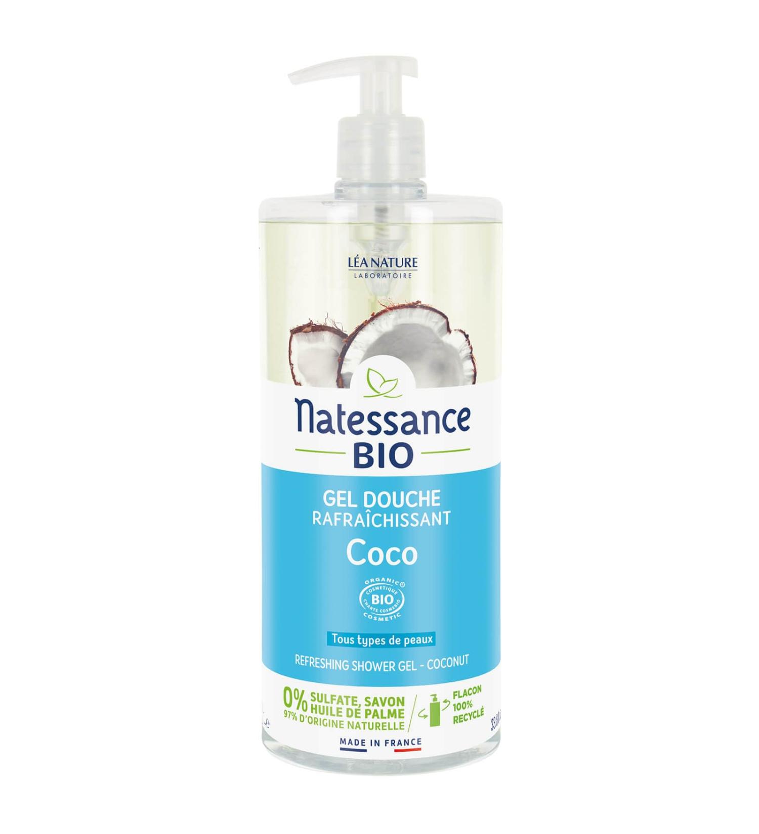 Natessance Organic Refreshing Shower Gel Coco 1L