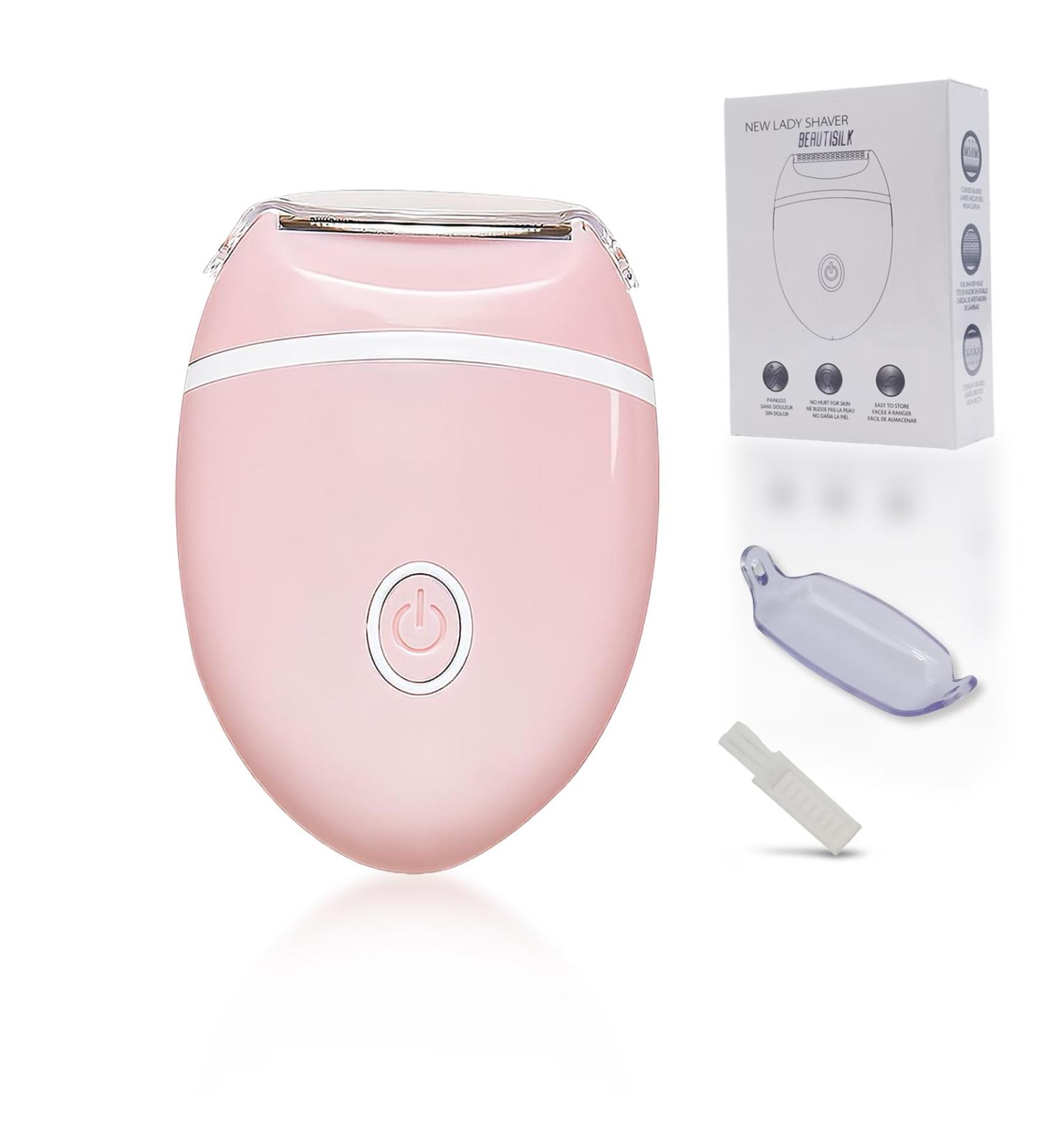 BeautiSilk Electric Hair Shaver for Women - Compact Cordless Wet & Dry Razor | Smooth Body & Dual Trimmers | Travel-Friendly Bikini Line Grooming (Pink - Buy Online on GoSupps.com